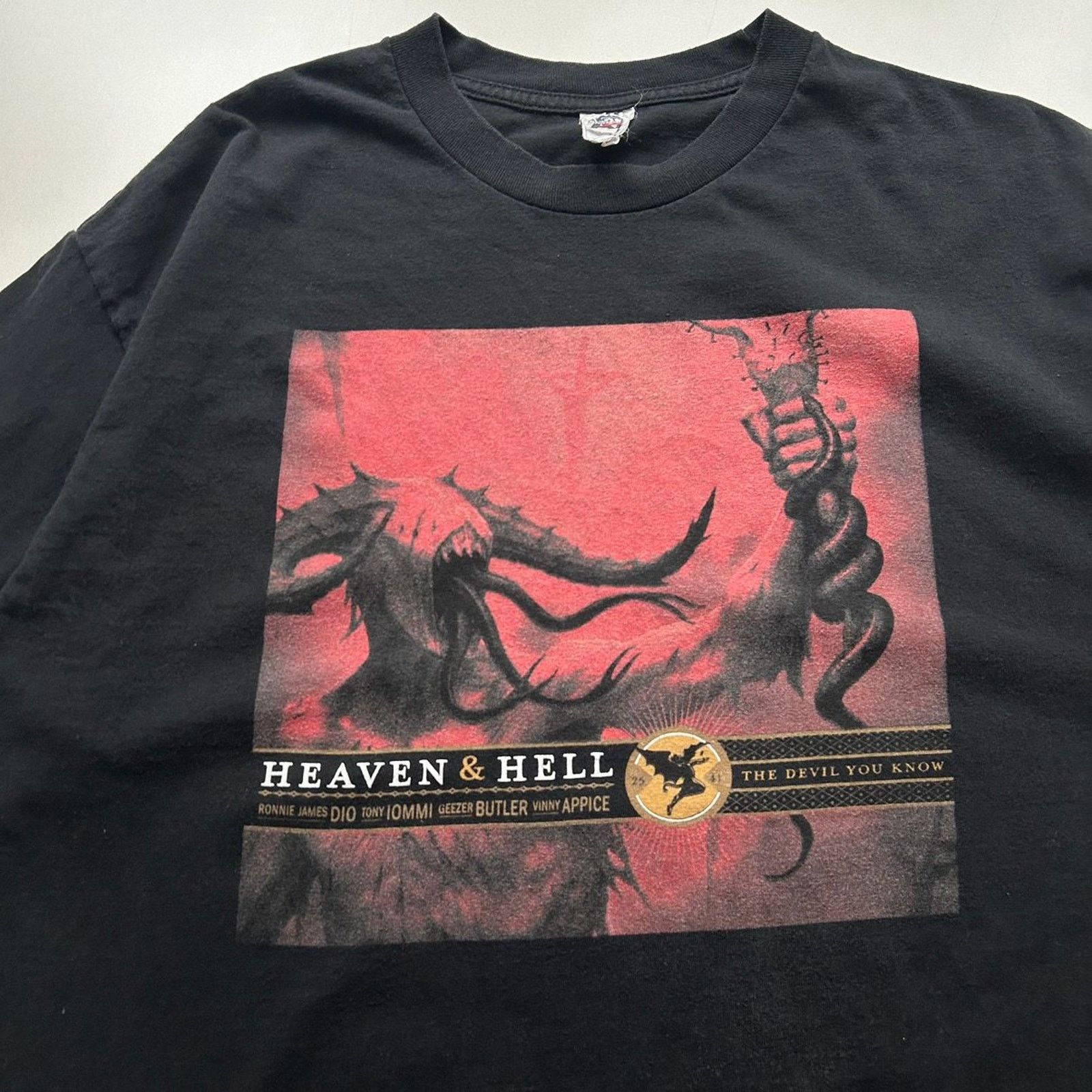 Band Tees Vintage Y2K Heaven & Hell Black Sabbath Band T Shirt XL Rare Size US XL / EU 56 / 4 - 2 Thumbnail