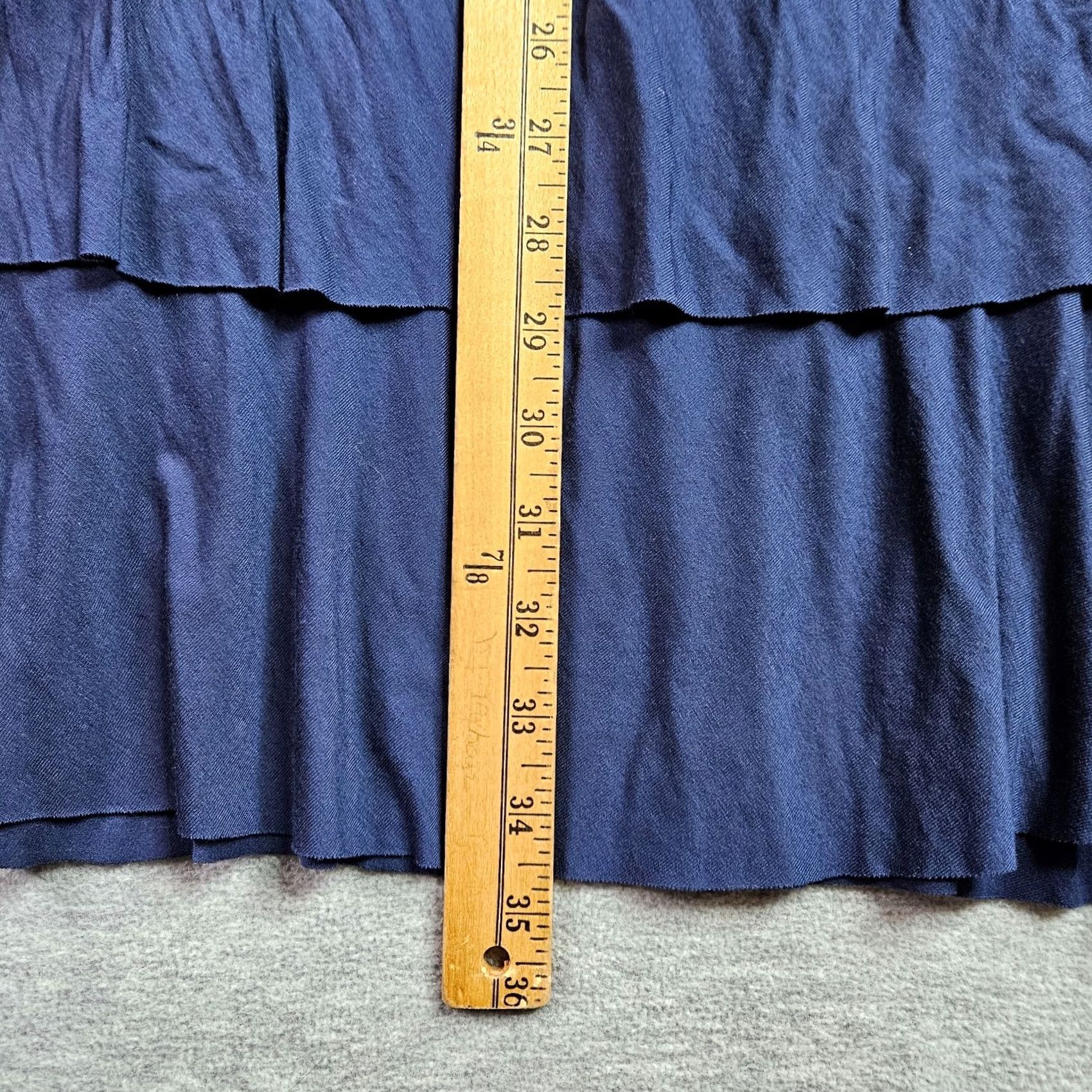 Style & Co Style & Co Dress Womens XL Blue Tiered Ruffle Sleeveless Stretch NWT Size XL / US 12-14 / IT 48-50 - 7 Thumbnail
