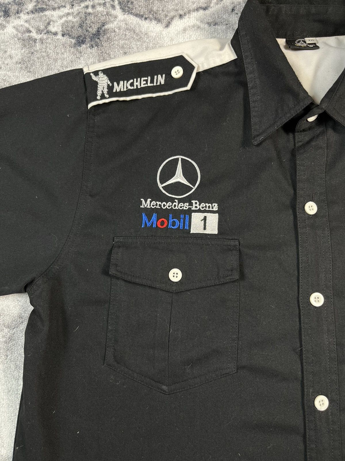 Mercedes-Benz Mercedes Benz West Racing Shirt F1 Vintage Y2K XXL Size US XXL / EU 58 / 5 - 5 Thumbnail