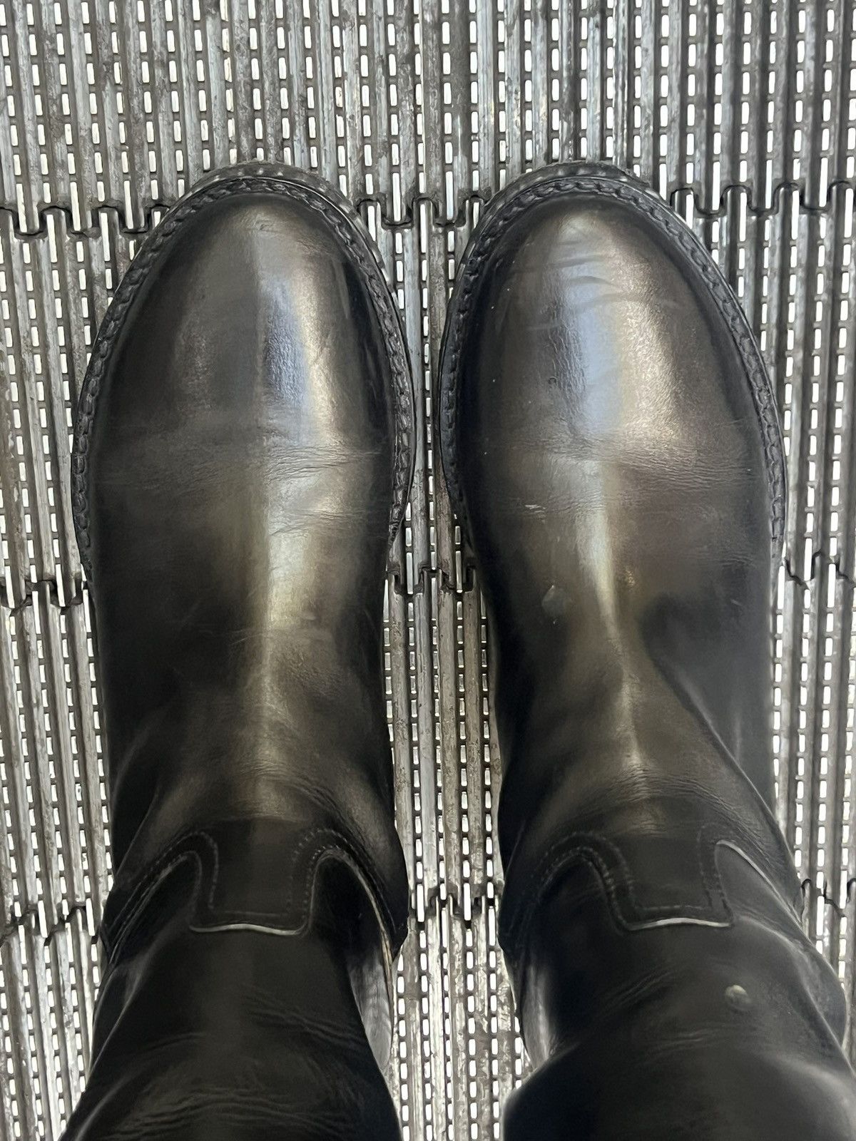 Ann Demeulemeester Ann Demeulemeester Black Stan Riding Boots Size US 10.5 / EU 43-44 - 4 Thumbnail