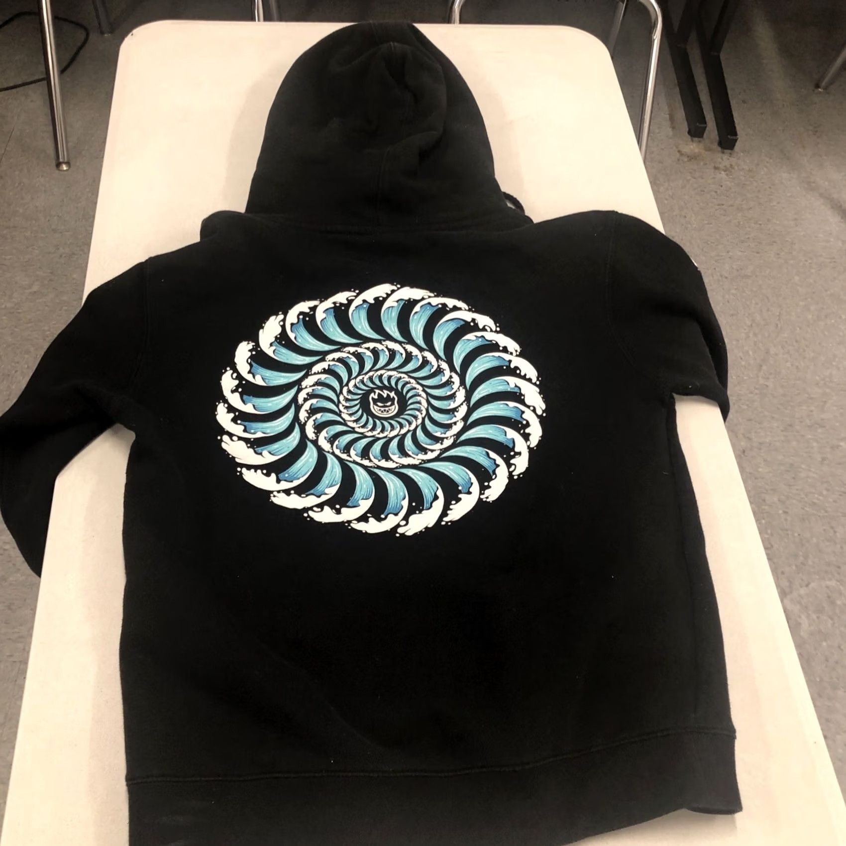 Spitfire VINTAGE Spitfire Hoodie Mens Small Black Graphic Print Hooded Pockets 90s Grunge Skateboarding Size US S / EU 44-46 / 1 - 3 Thumbnail