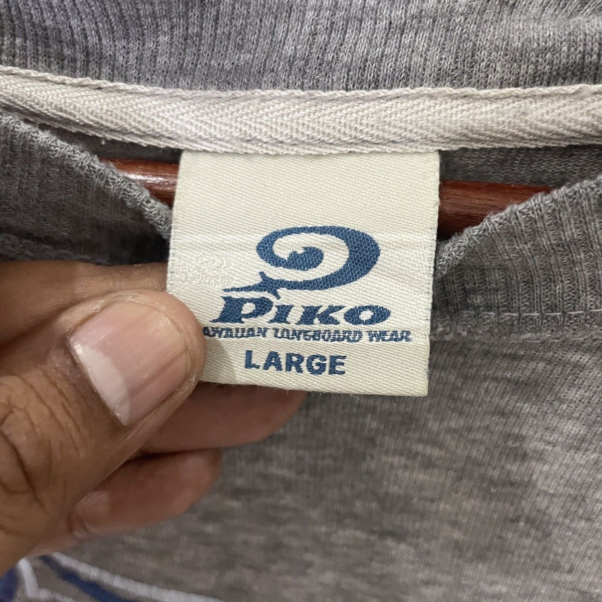 Japanese Brand × Vintage Vintage Piko Distressed Sweatshirt Size US M / EU 48-50 / 2 - 5 Thumbnail