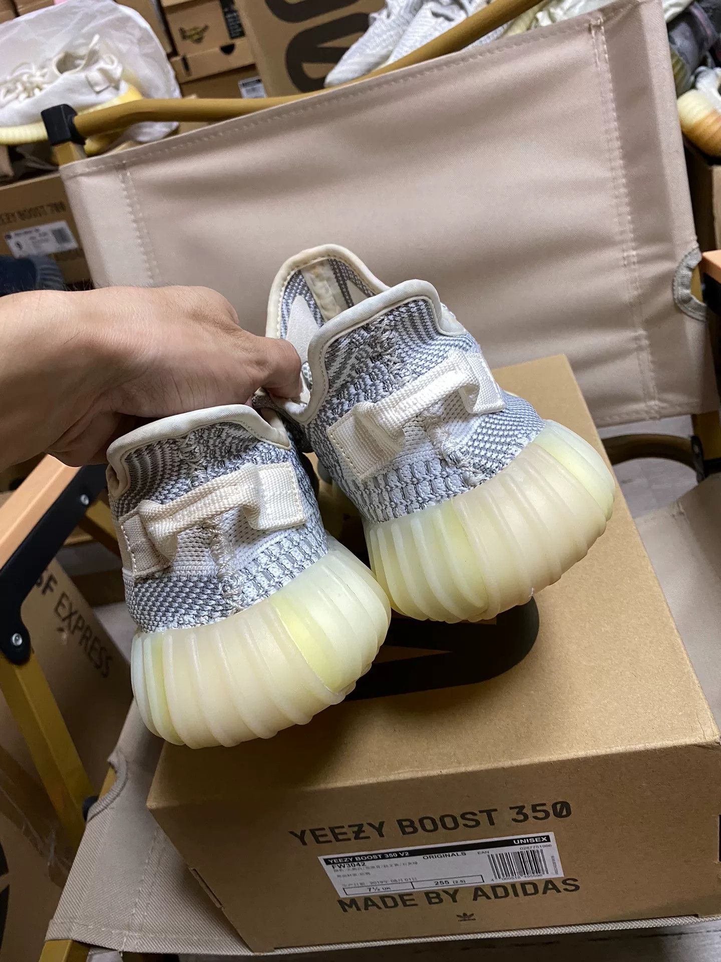 Adidas Adidas YEEZY350 White Lowtop Sneakers 40 Men Size US 7.5 / EU 40-41 - 1 Thumbnail