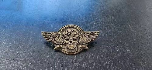 Cowboy Equipment × Vintage Retro Motorcycle Cartoon Metal Brooch Badges Size ONE SIZE - 6 Thumbnail