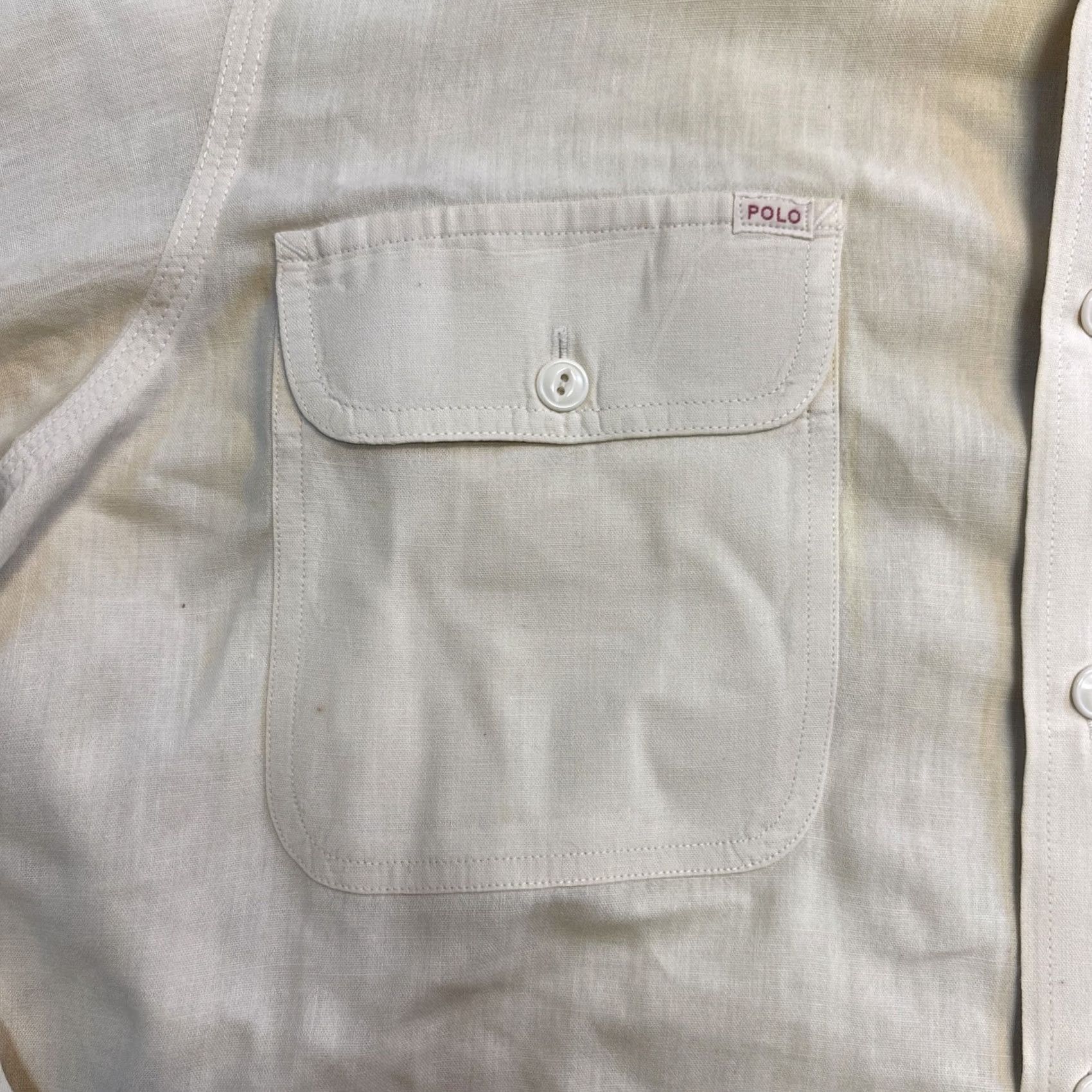 Polo Ralph Lauren Polo Ralph Lauren Shirt Mens Tan Blaire Cotton Long Sleeve Button-Down XL Size US XL / EU 56 / 4 - 3 Thumbnail