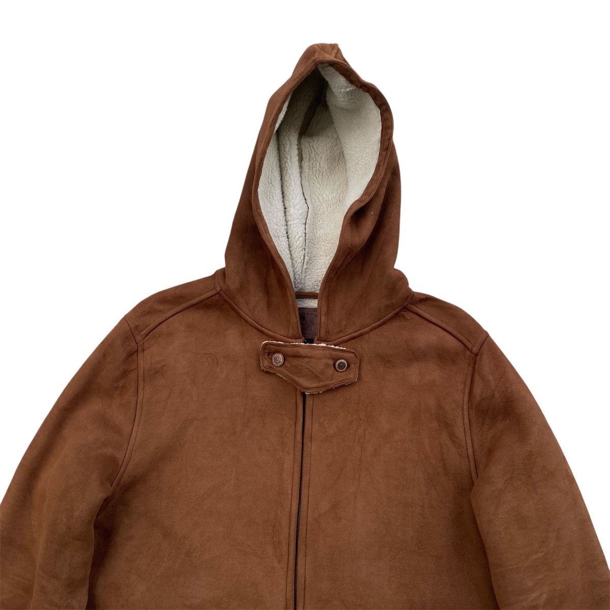 Polo Ralph Lauren Lauren Ralph Lauren brown faux suede sherpa-lined hooded Size US S / EU 44-46 / 1 - 4 Thumbnail