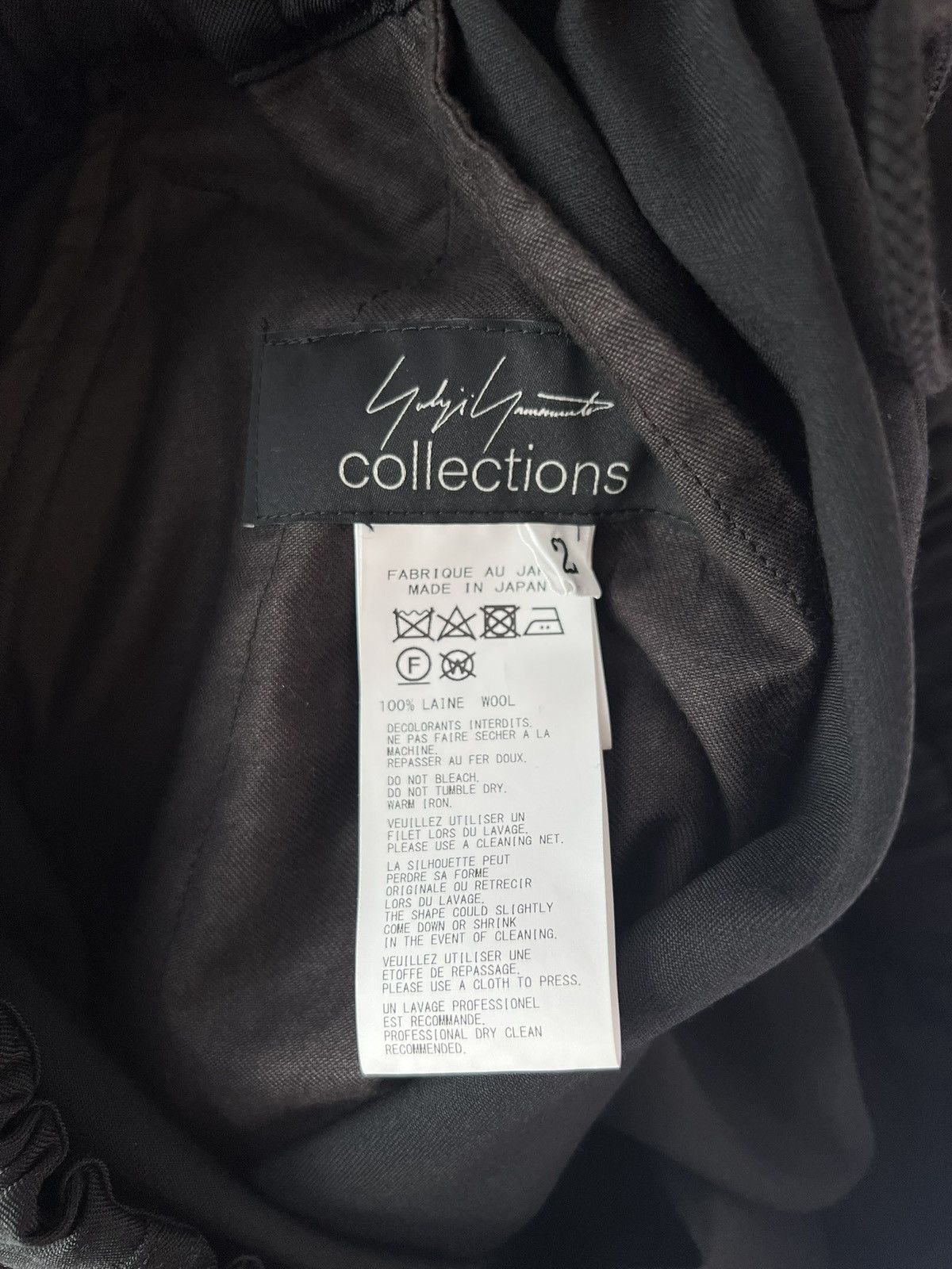 Yohji Yamamoto Yohji Yamamoto Collections - RAYON LAWN SIDE PANTS Size US 30 / EU 46 - 8 Thumbnail