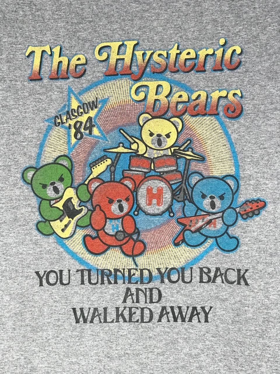 Band Tees live in glasgow 84 hysteric bears Size US L / EU 52-54 / 3 - 3 Thumbnail