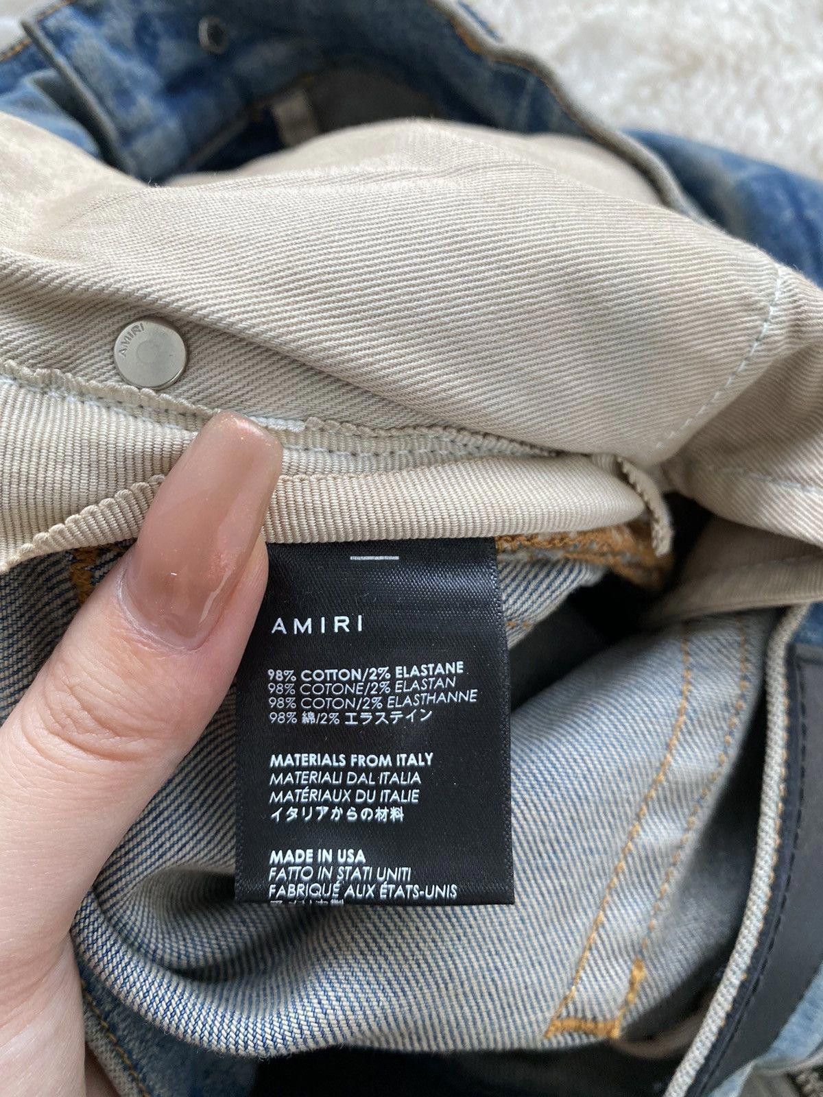 Sz 29,32 Amiri Clay Indigo Red Velvet PJ MX2 Jeans