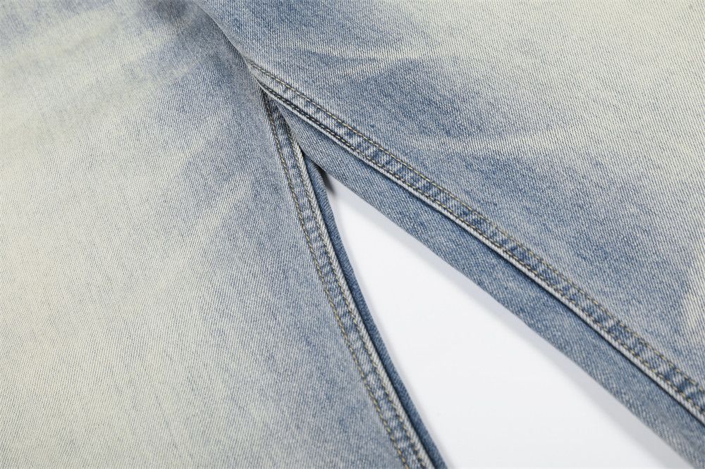 Vintage Men's Distressed, Gradient-Wash Flared Jeans Size US 32 / EU 48 - 4 Thumbnail