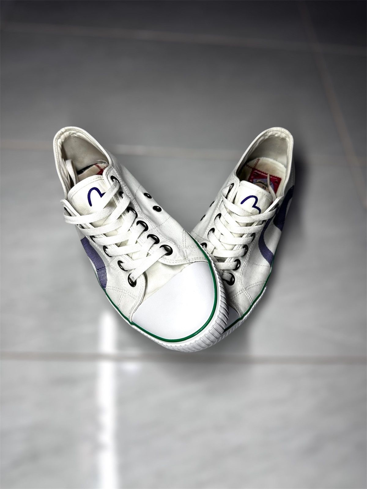 Evisu EVISU Canvas Sneakers Size 44 EU / US 10 Size US 10.5 / EU 43-44 - 2 Thumbnail