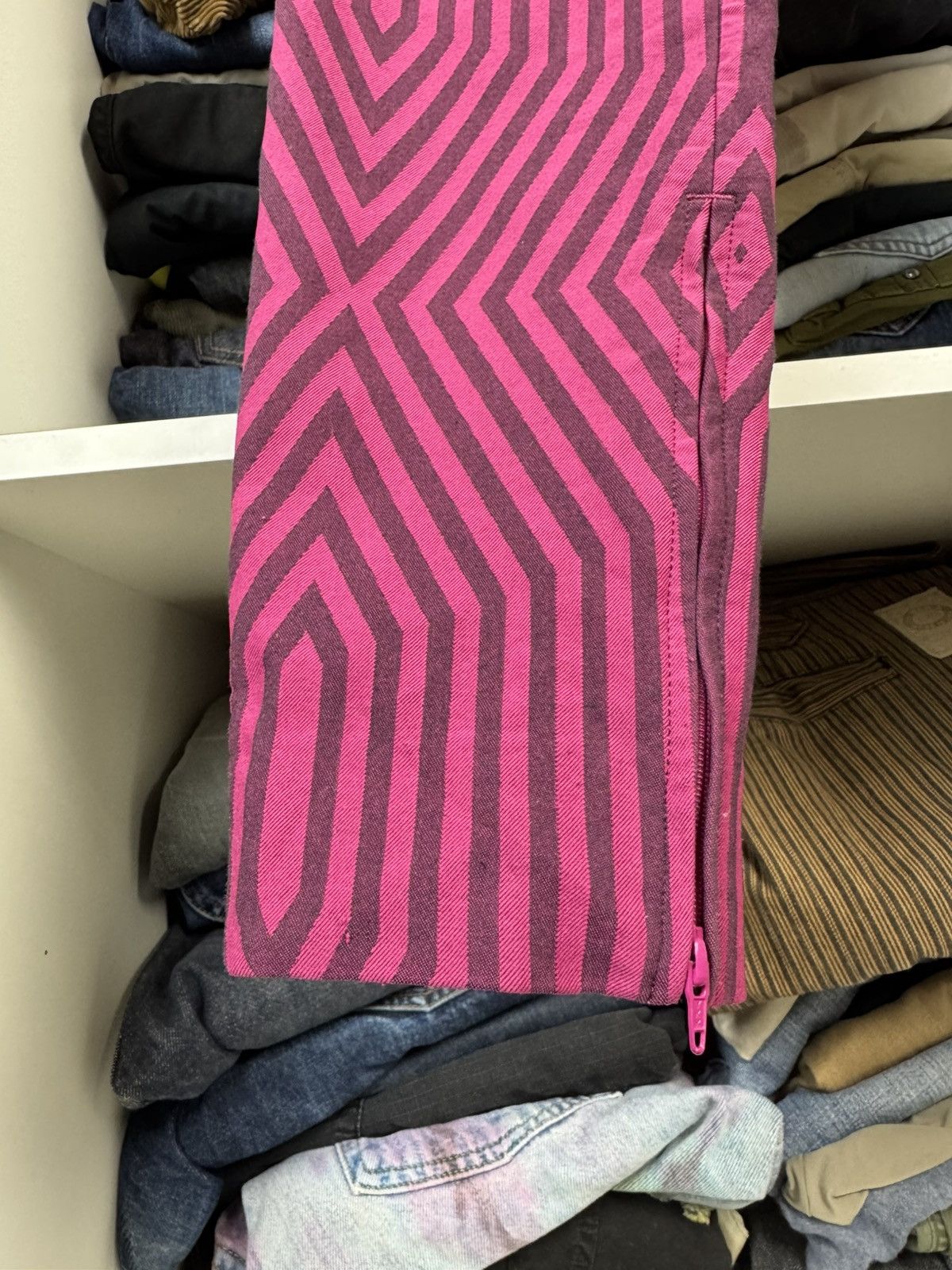 Issey Miyake Issey Miyake Women's Geometric Print Pants Size 3 Size 27" / US 4 / IT 40 - 11 Thumbnail