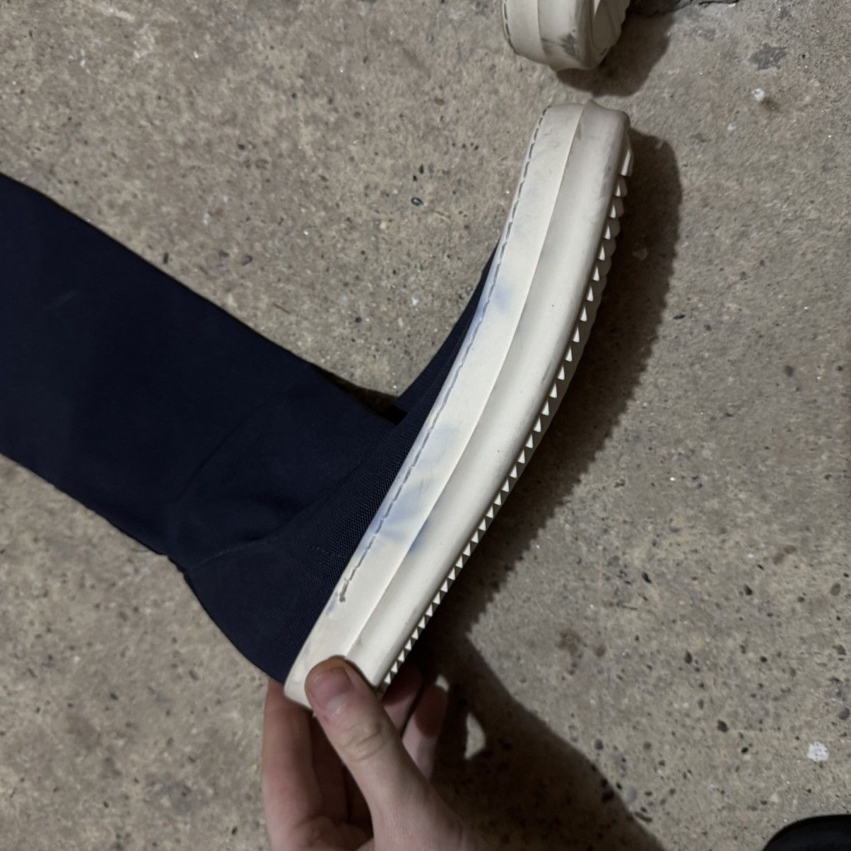 Rick Owens Rick owens drkshdw ramones high socks thigh Size US 5.5 / IT 35.5 - 9 Thumbnail