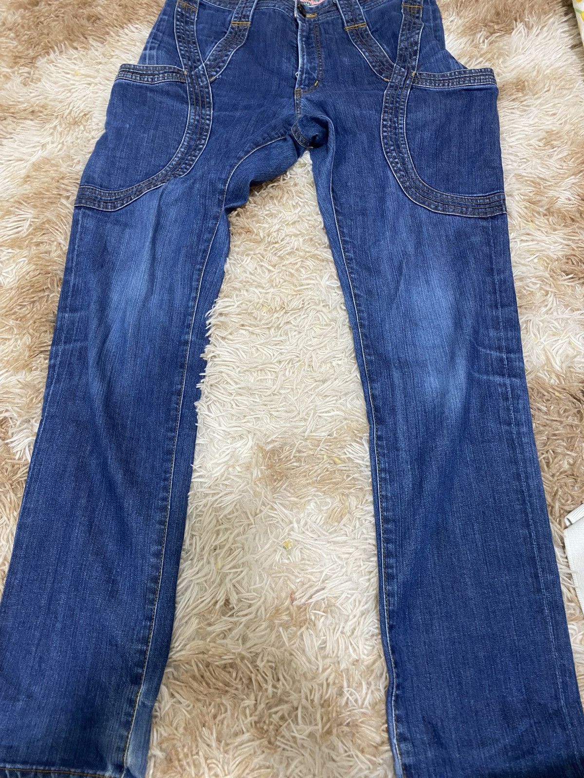 Tsumori Chisato e (Tajuk) Tsumori Chisato Jeans – Unique Stitch Detail – Size US 32 / EU 48 - 1 Thumbnail