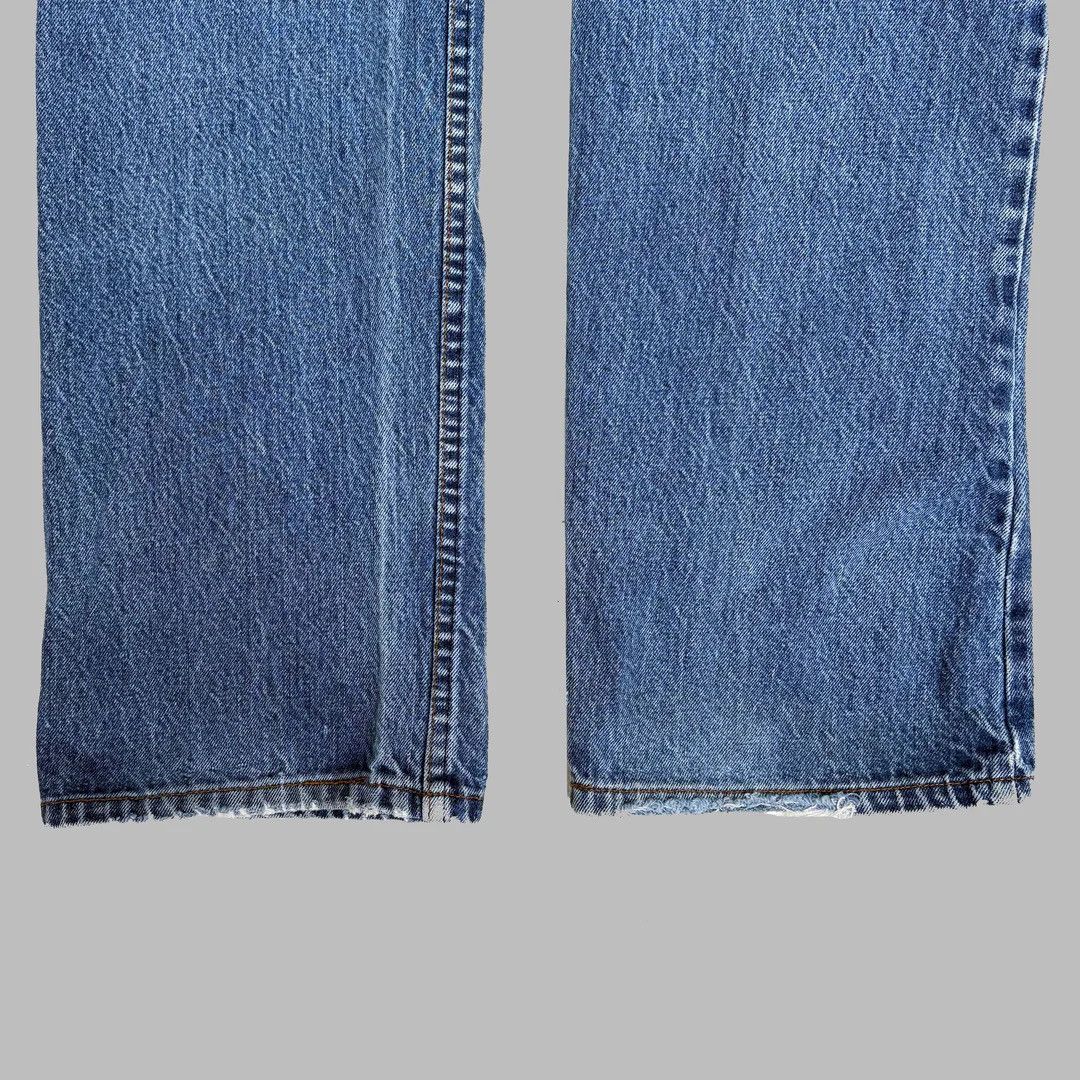 Levi's × Vintage Levi’s 517 1980 80s Vintage W34 Orange Tab Blue Denim Jeans Size US 34 / EU 50 - 8 Thumbnail