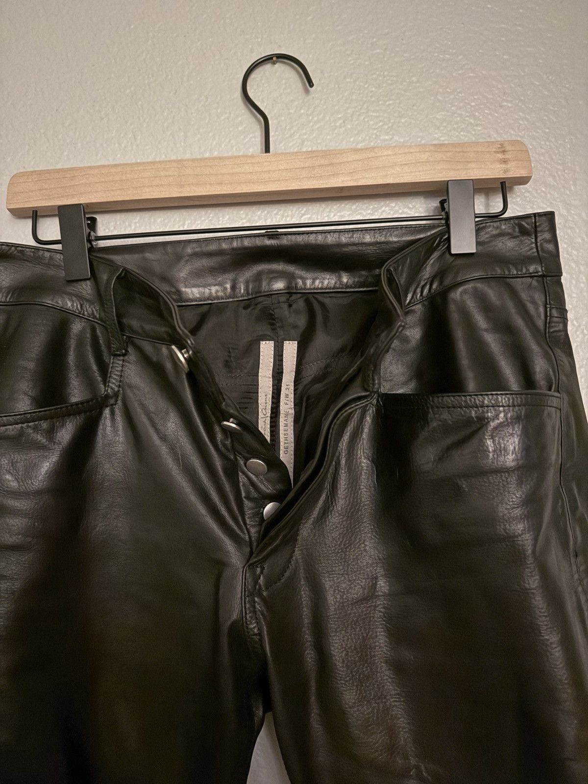 Rick Owens Rick Owens Leather Tyrone Pants Size US 30 / EU 46 - 6 Thumbnail