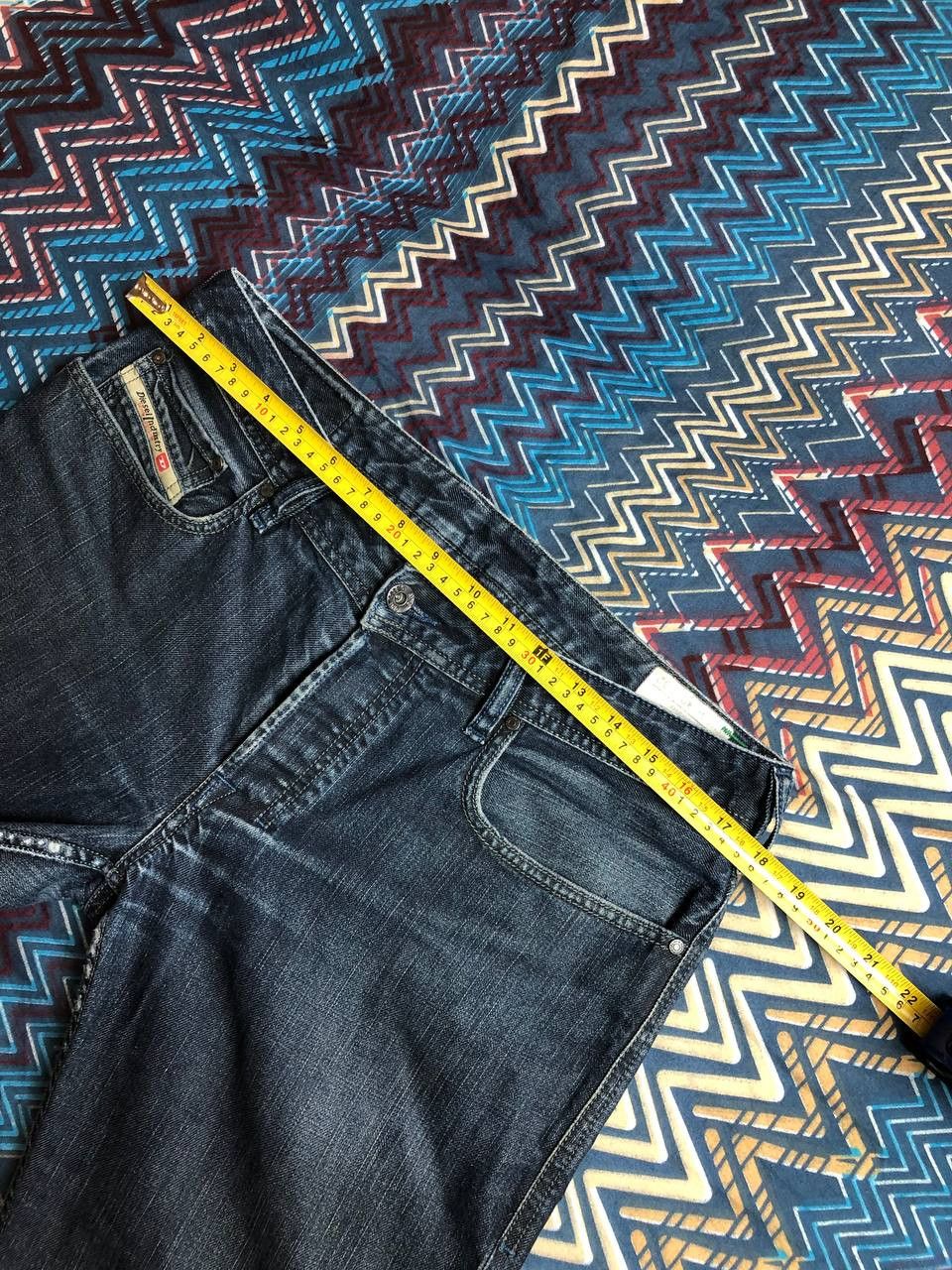 Japanese Brand Crazy Crash Dirty Baggy Faded Jean Japan Avant Garde Style Size US 32 / EU 48 - 20 Thumbnail
