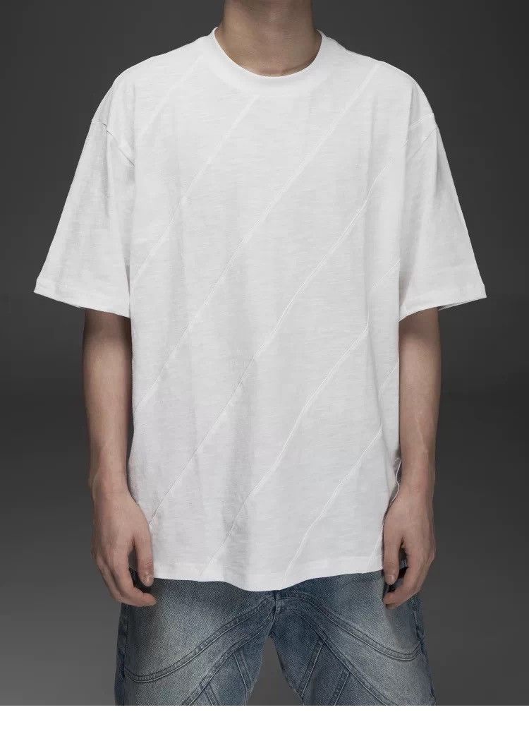 Other TTULF Japan jacquard white cotton t-shirt size L Size US L / EU 52-54 / 3 - 1 Thumbnail