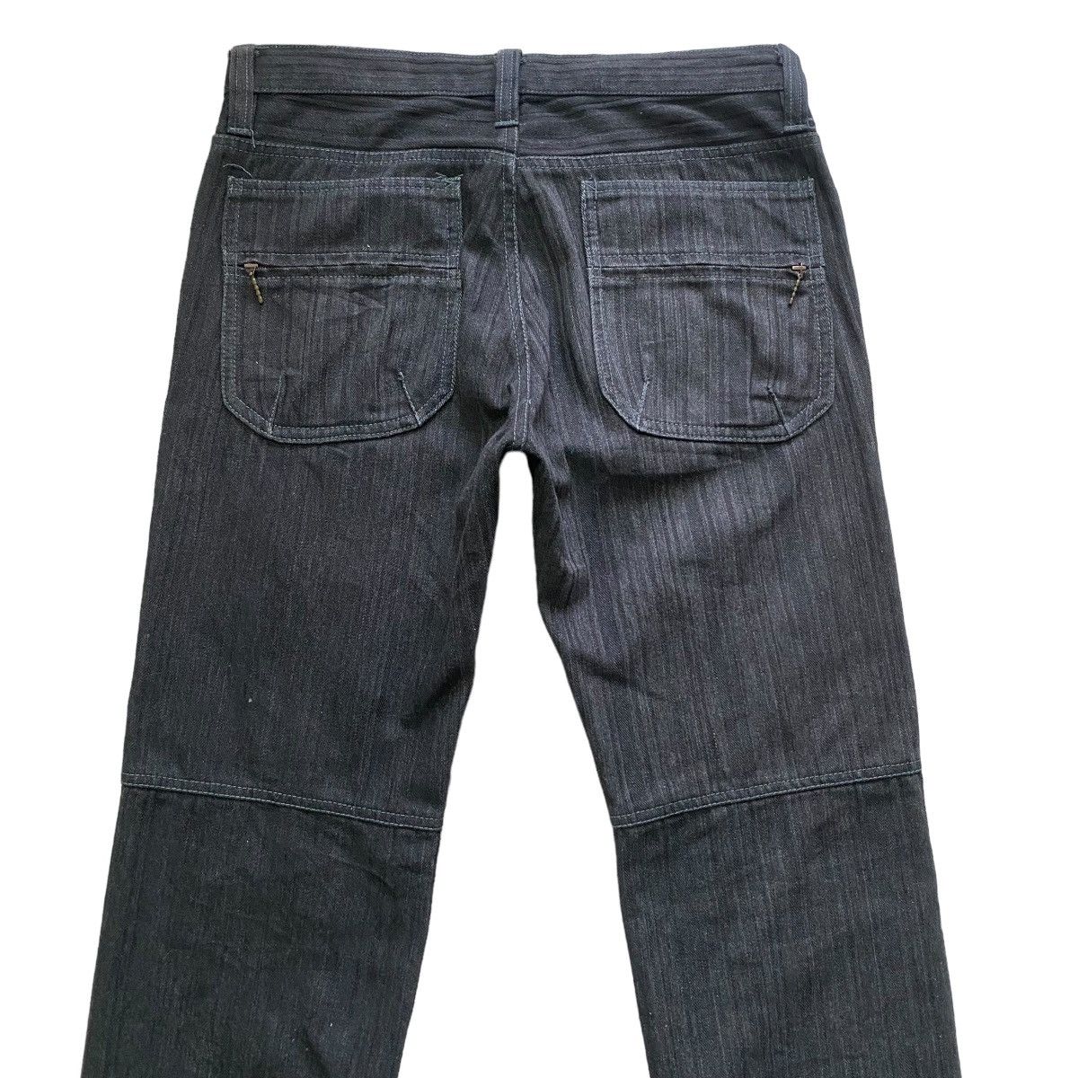 Japanese Brand NCFM Denim Cargo Zipper Flare Pant Size US 30 / EU 46 - 13 Thumbnail