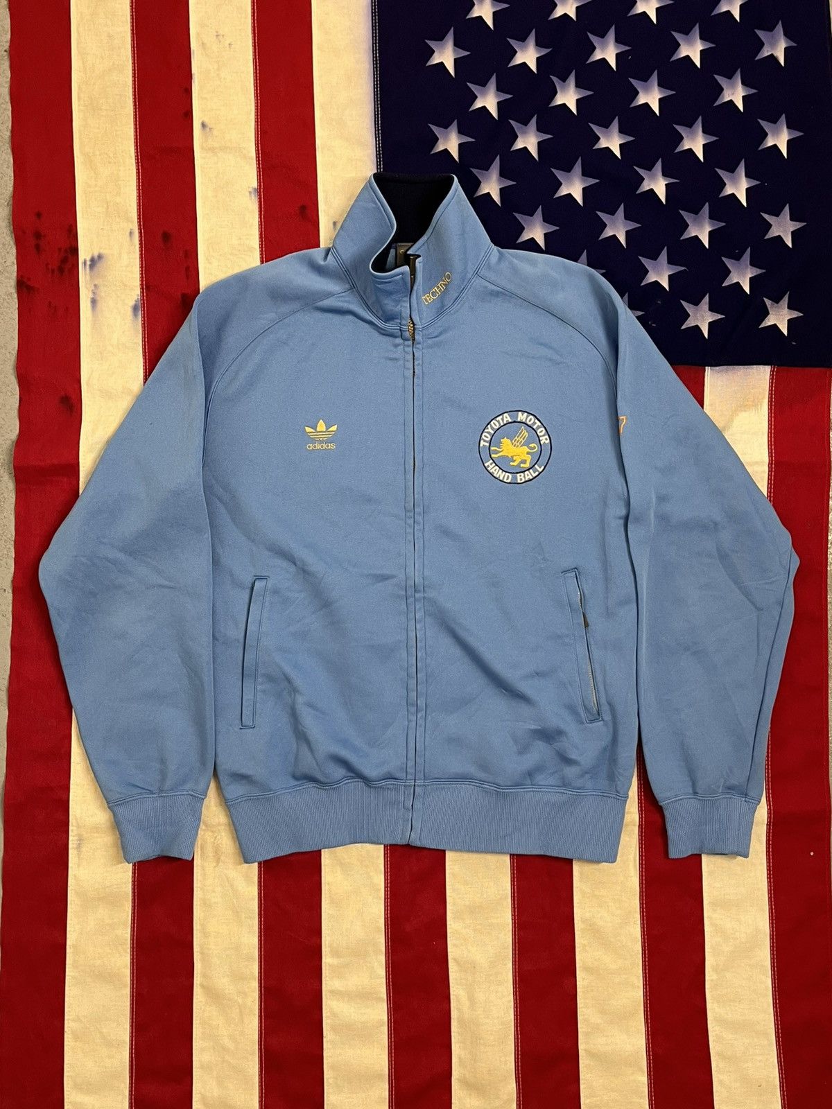 Adidas Vintag Adidas Toyota Motor Track Jacket Made in Japan 80s90s Size US M / EU 48-50 / 2 - 1 Thumbnail