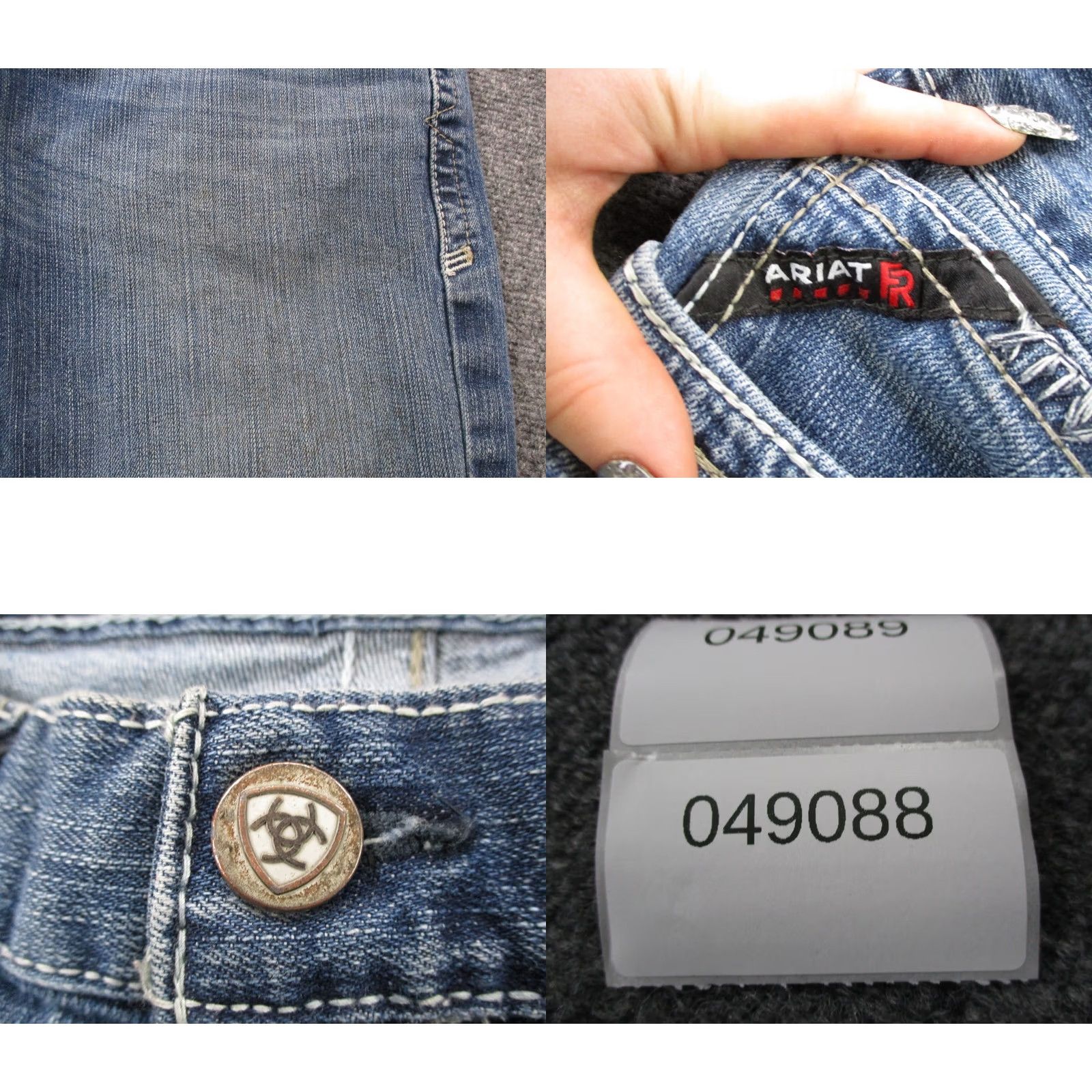Ariat Ariat Jeans Mens 32 X 34 Blue Denim M7 Slim Straight Flame-Resistant Work Jeans Size US 30 / EU 46 - 11 Thumbnail