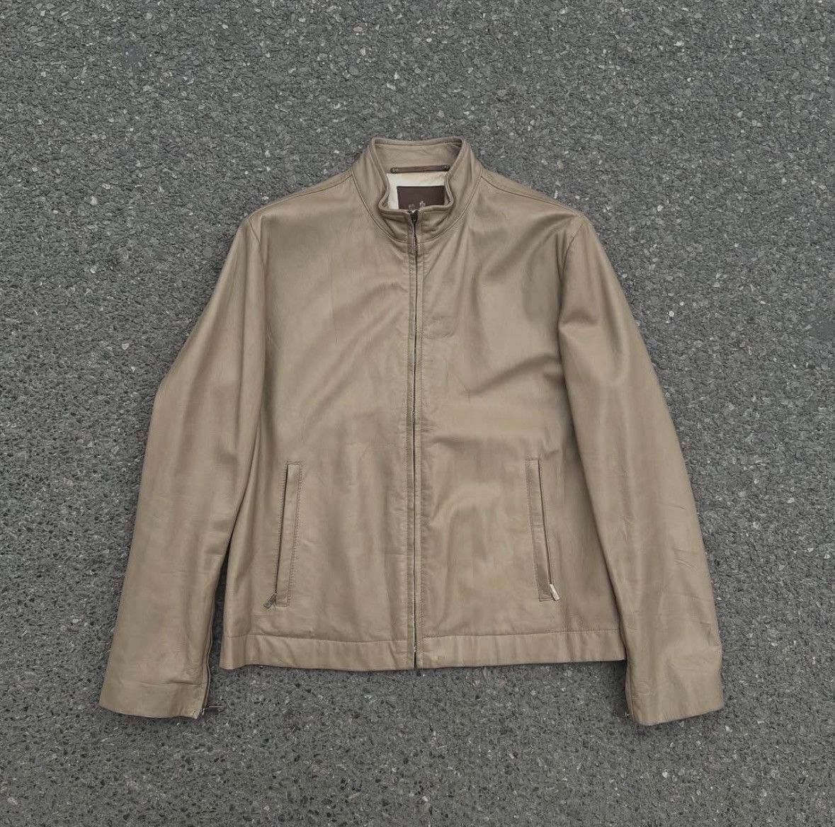 Moncler Moncler Leather Jacket Size US L / EU 52-54 / 3 - 2 Thumbnail