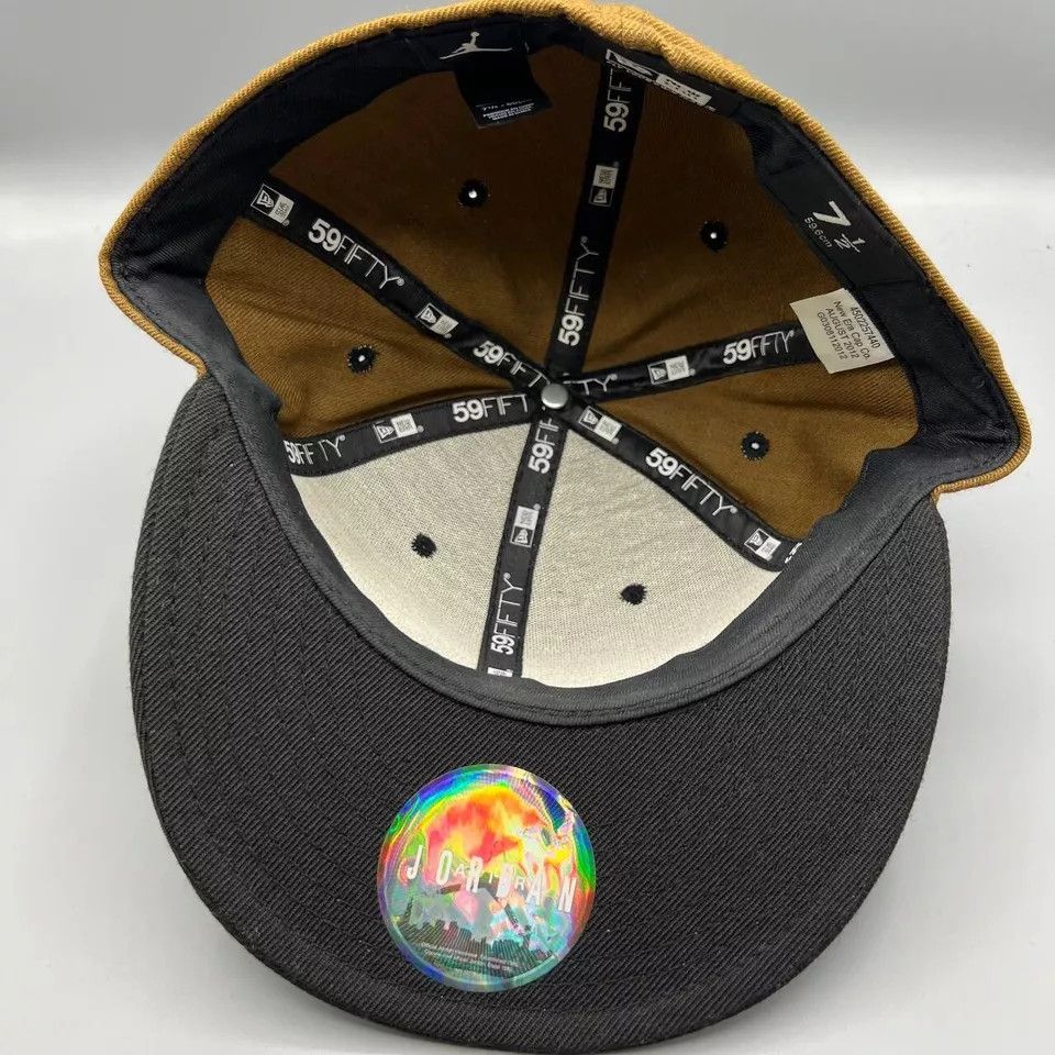 New Era Air Jordan Hat Men Embroidered Logo Fifty New Era Fitted Cap Size ONE SIZE - 7 Thumbnail