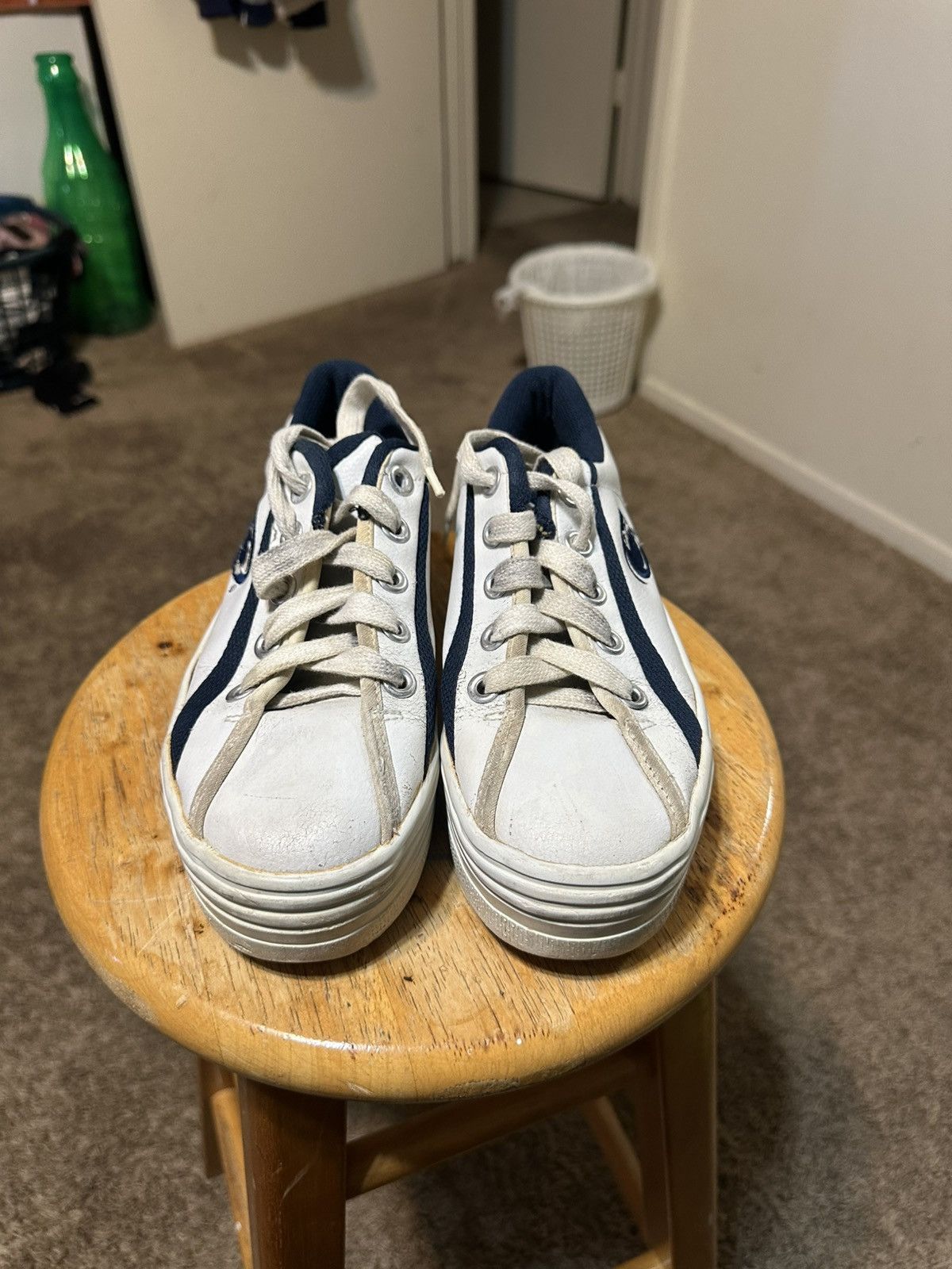 NCAA Vintage Woman’s NCAA Penn State “platform” shoes 90s size 8 Size US 8 / IT 38 - 3 Thumbnail