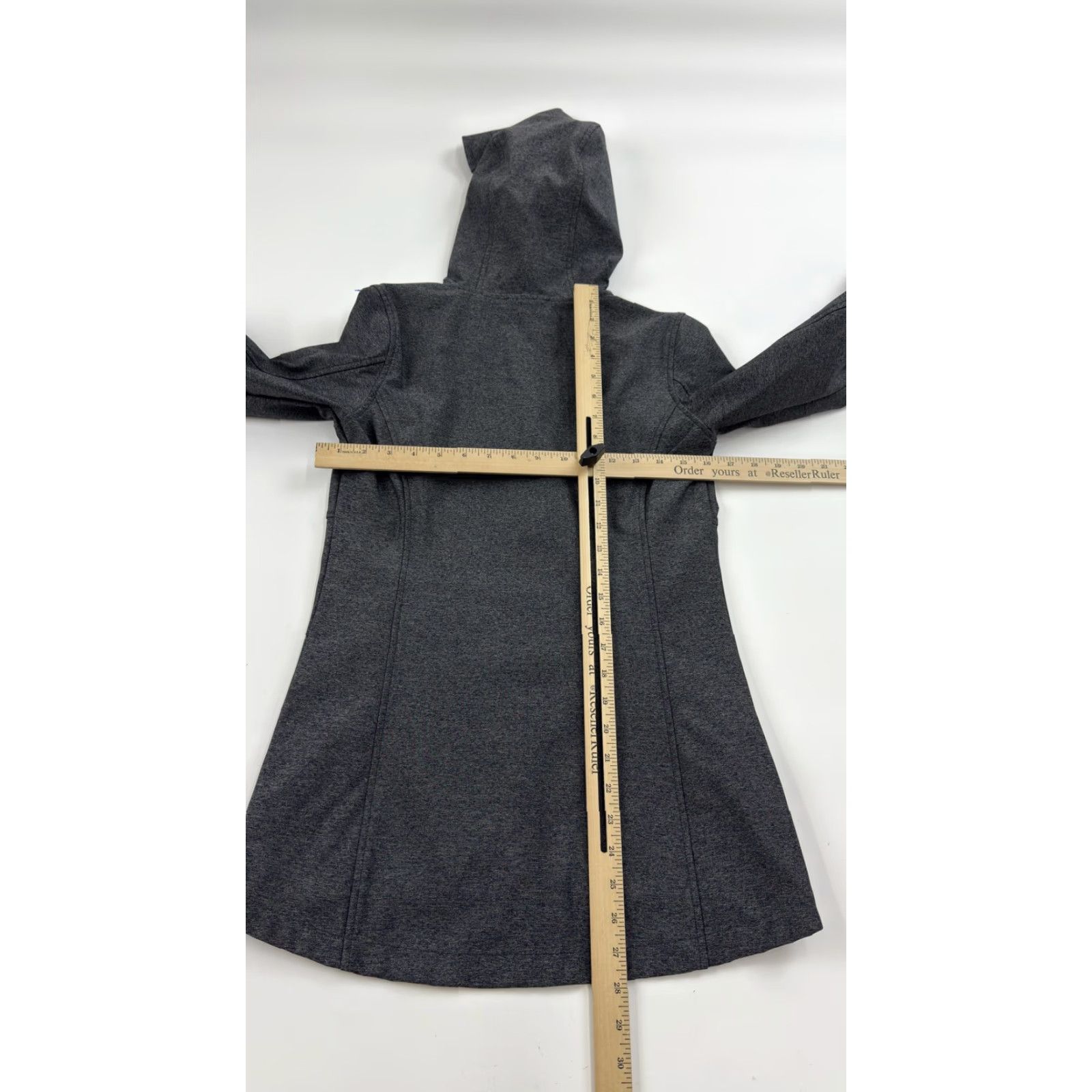 Vintage REI Jacket Womens XS Gray Hooded Full Zip Softshell Outdoor Hiking Fleece Lined Size XS / US 0-2 / IT 36-38 - 6 Thumbnail