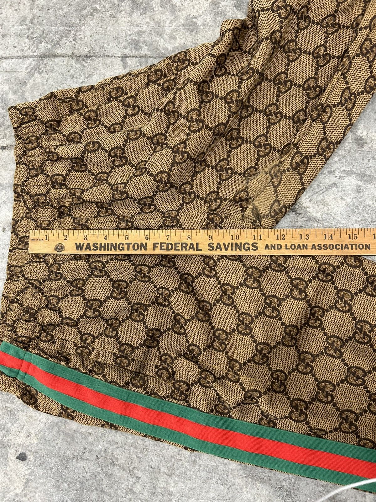 Gucci Gucci monogram stripe sweatpants uniform Size US 32 / EU 48 - 8 Thumbnail