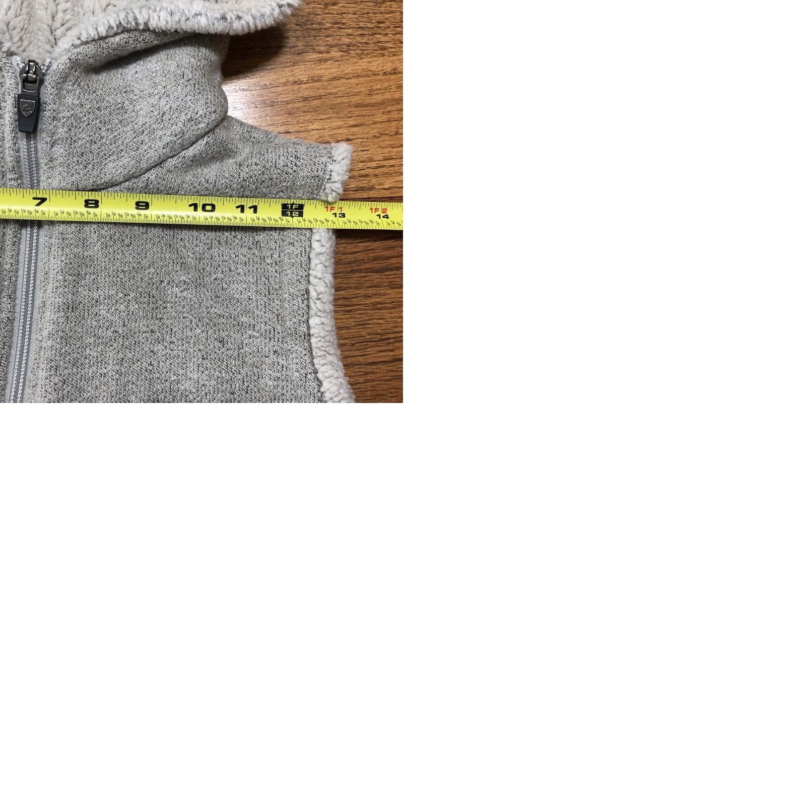 Vintage Kuhl Vest Womens Medium Beige Full Zip Hoodie Jacket Sleeveless Alfpaca Fleece Size M / US 6-8 / IT 42-44 - 9 Thumbnail