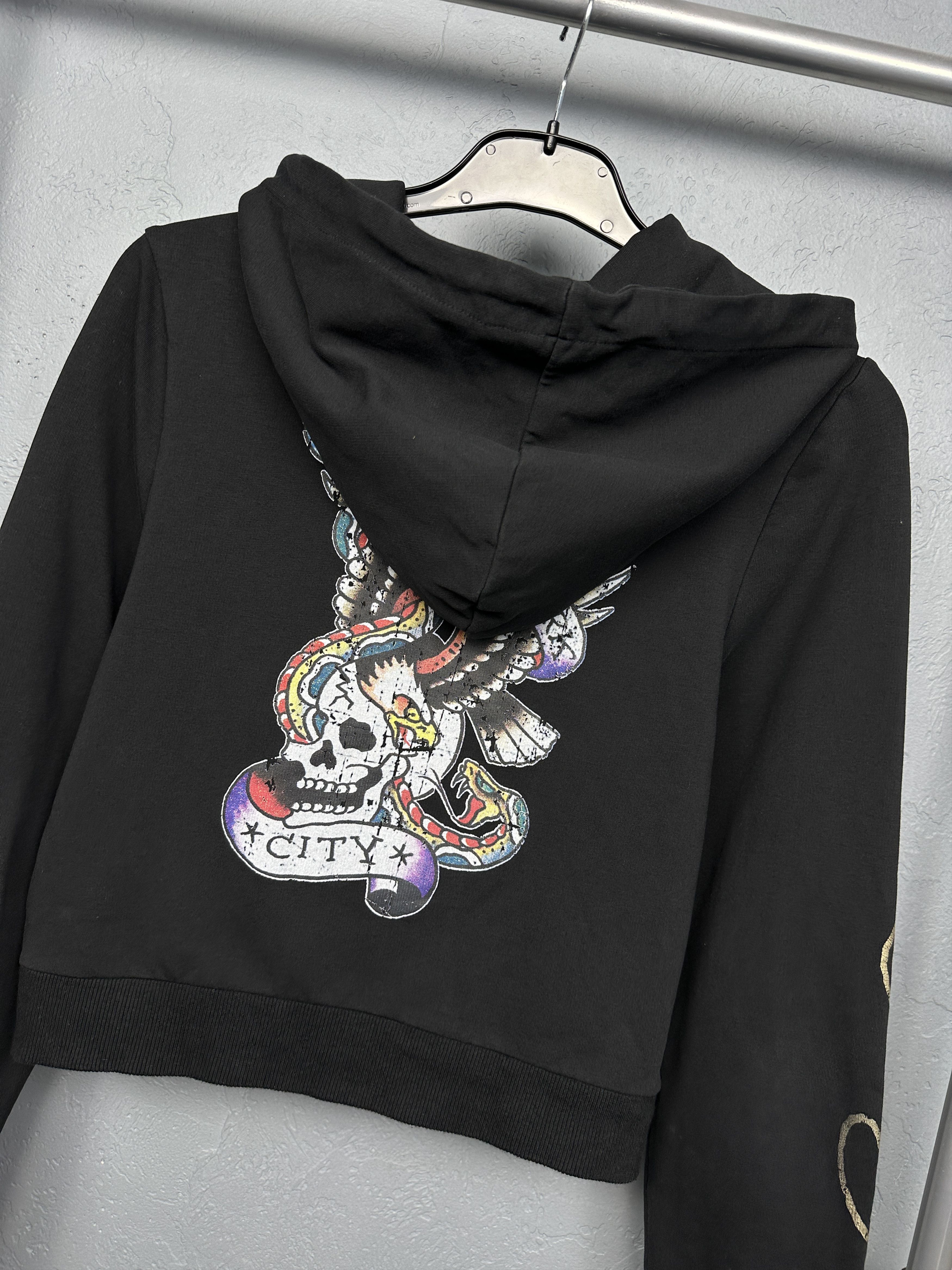 Ed Hardy Ed Hardy Womens Zip Hoodie Size XL / US 12-14 / IT 48-50 - 2 Thumbnail