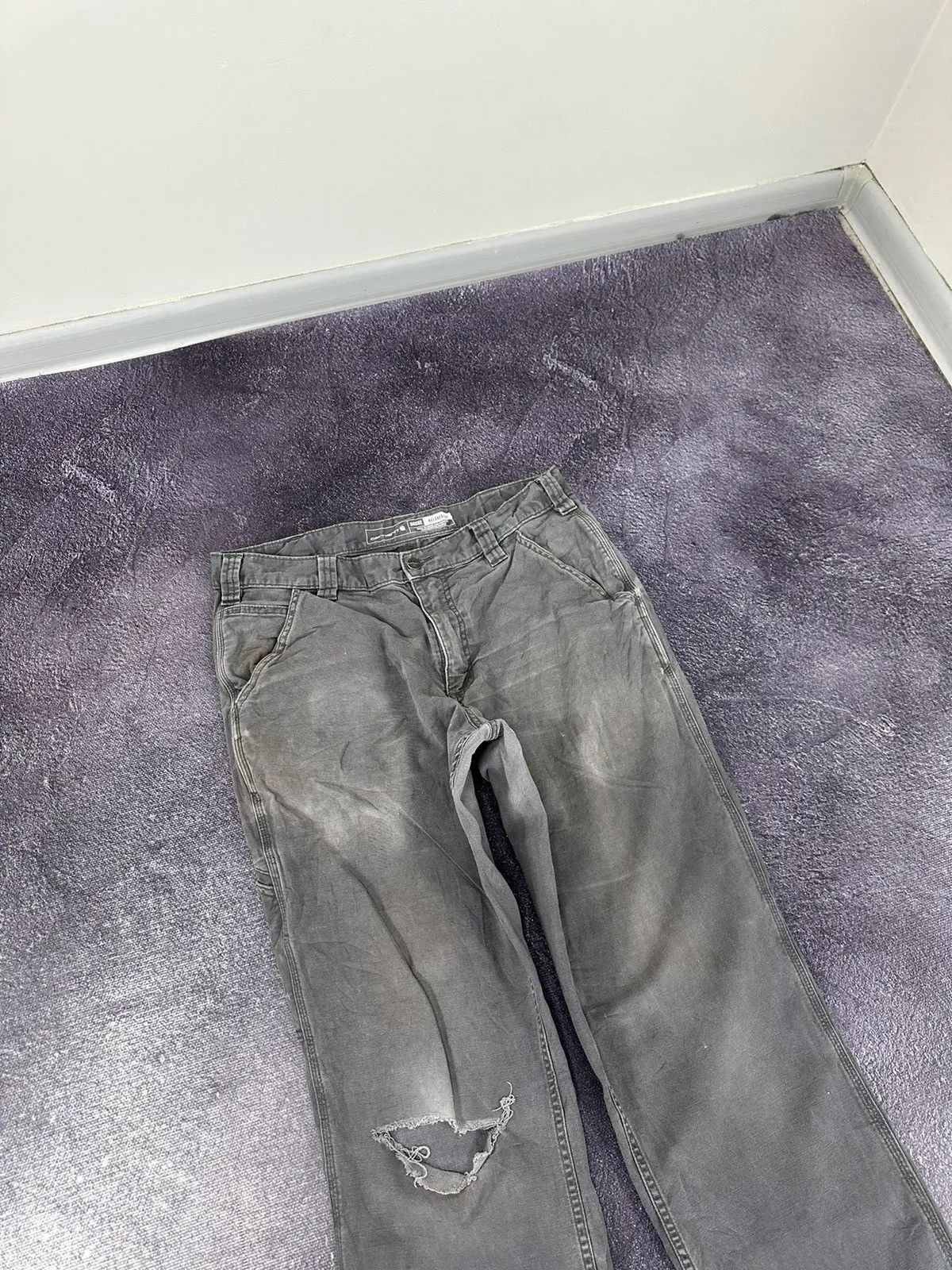 Carhartt × Vintage Vintage Carhartt Faded Grey American Hype Baggy Pants Size US 34 / EU 50 - 10 Thumbnail