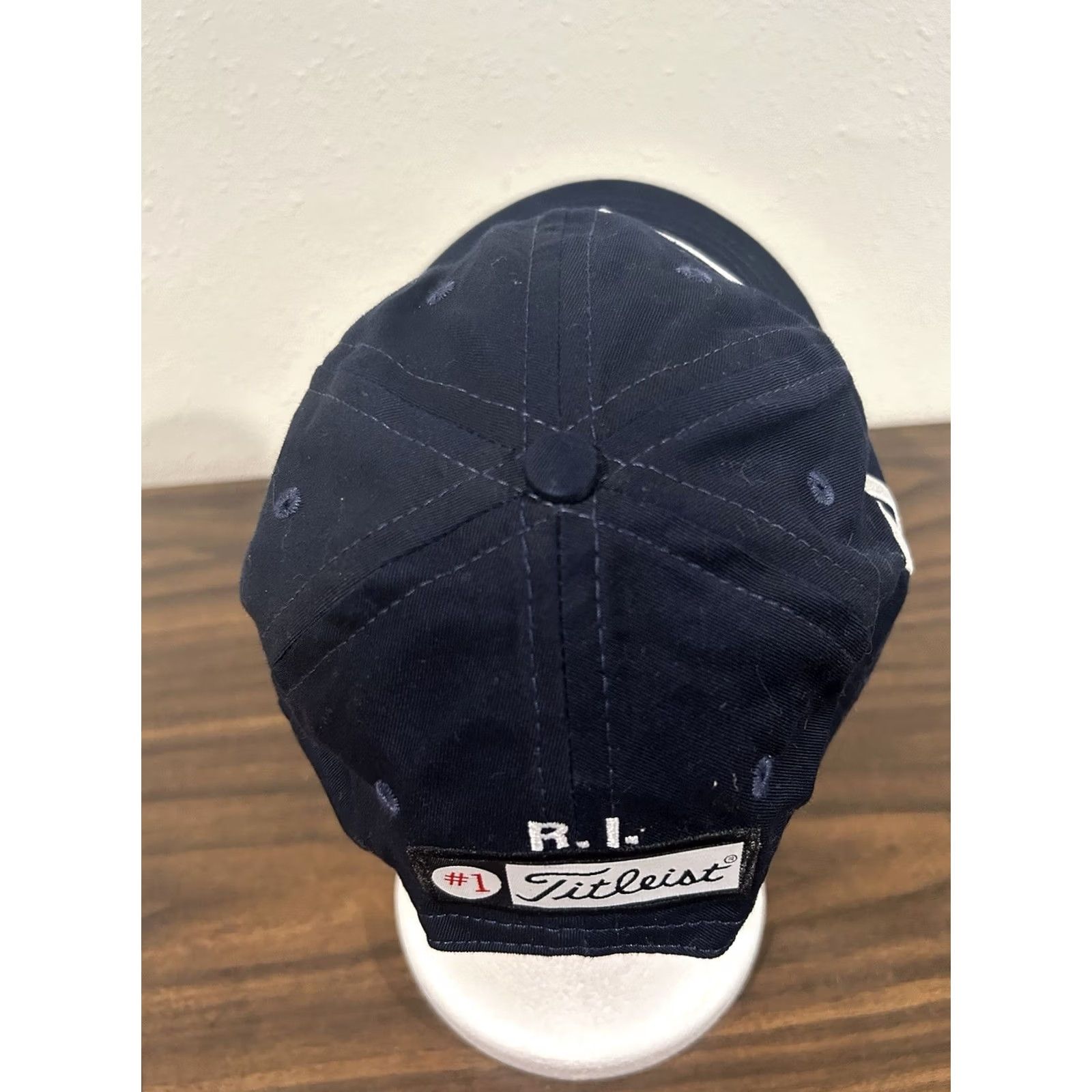 Titleist Titleist Golf Hat Cap Navy Adjustable Strapback Embroidered Logo Men One Size Blue Size ONE SIZE - 4 Thumbnail