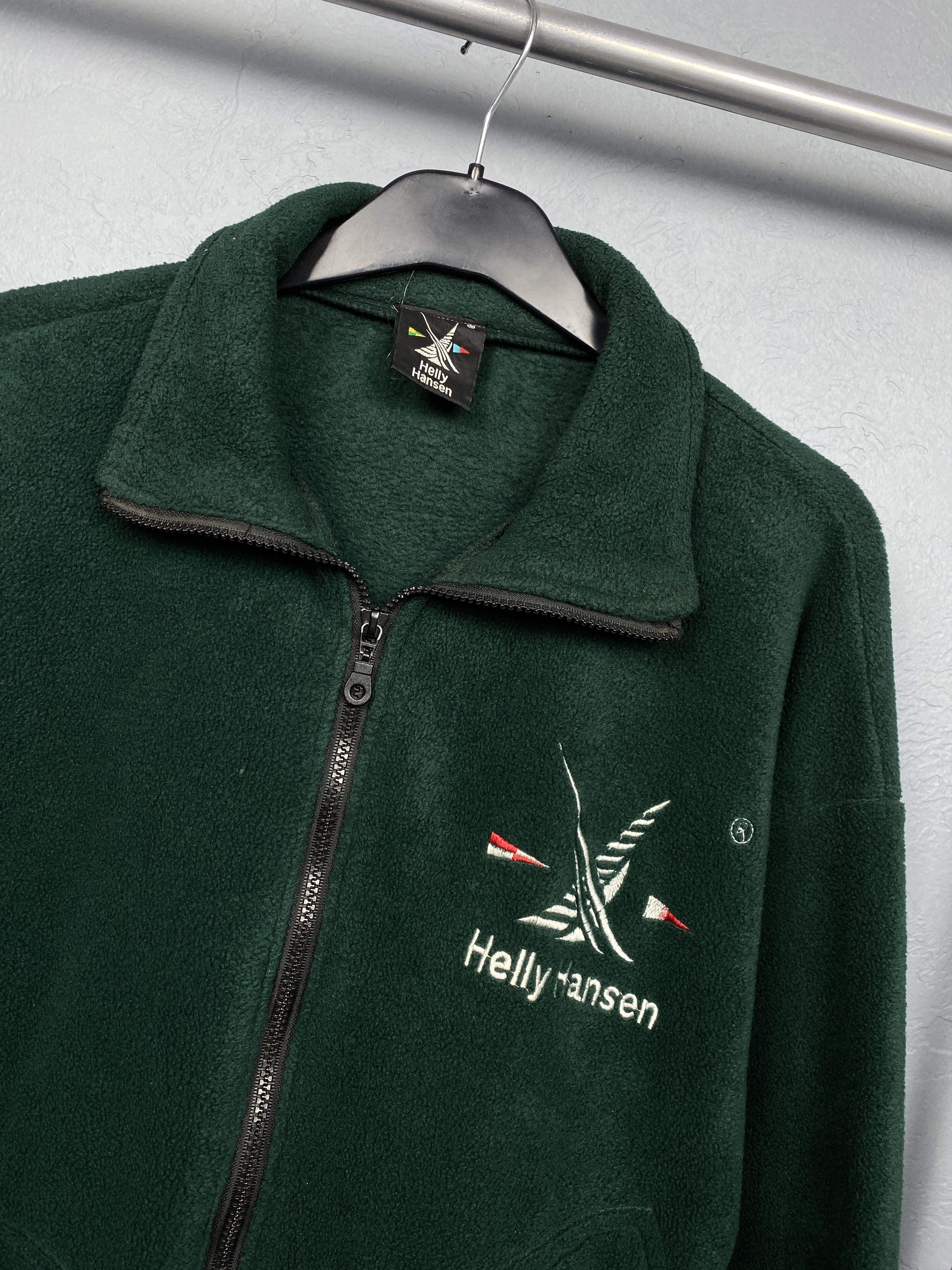 Helly Hansen × Vintage Helly Hansen 90s Vintage Mens Teddy Sherpa Fleece Jacket Size US S / EU 44-46 / 1 - 2 Thumbnail