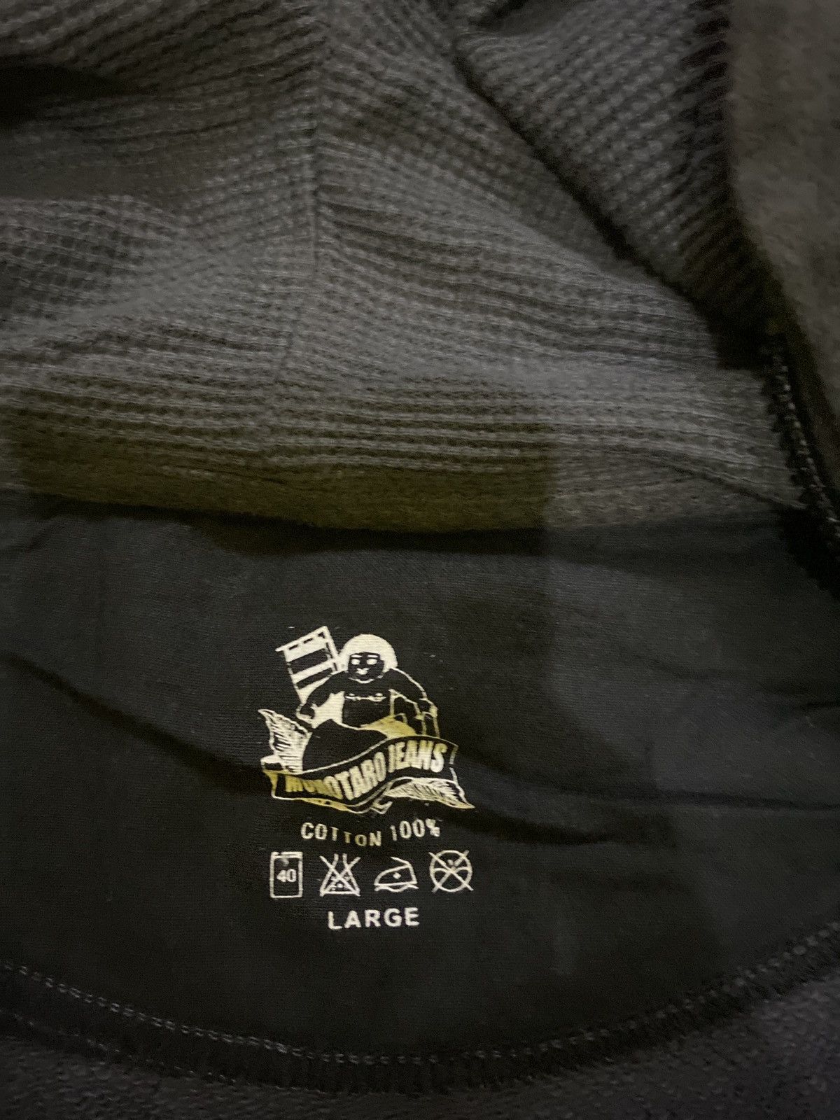 Momotaro Jeans zip hoodie two bars Size US M / EU 48-50 / 2 - 3 Thumbnail