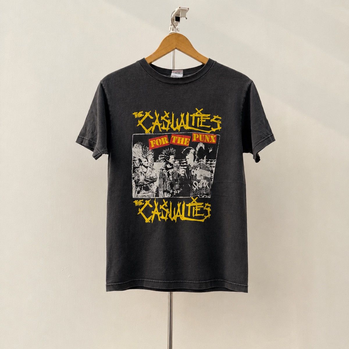 Band Tees The Casualties For The Punx trashed faded distressed tshirt Size US S / EU 44-46 / 1 - 1 Thumbnail