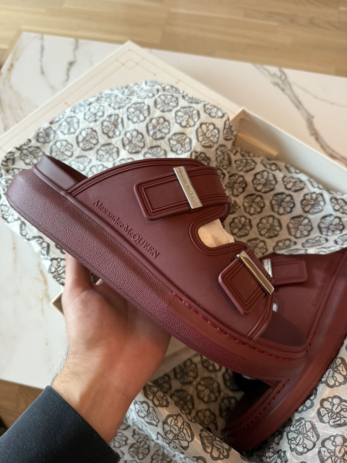 Alexander McQueen Alexander McQueen Slides Size US 9.5 / EU 42-43 - 1 Thumbnail
