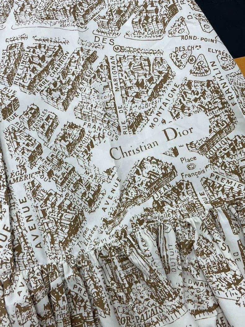 Dior Dior 25 Spring and Summer New Paris Subway Printed Dress Size XS / US 0-2 / IT 36-38 - 2 Thumbnail