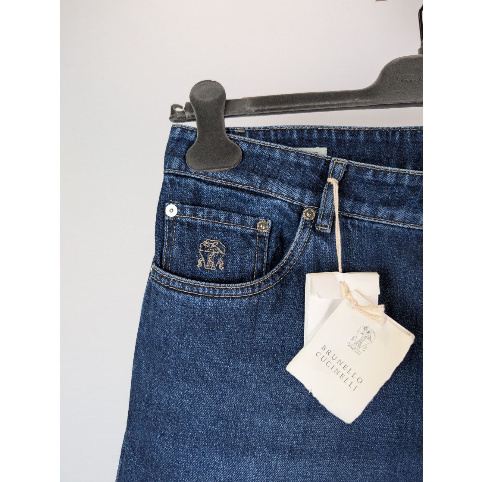 Brunello Cucinelli o1rshd1 Denim Jeans in Blue Size US 30 / EU 46 - 5 Thumbnail