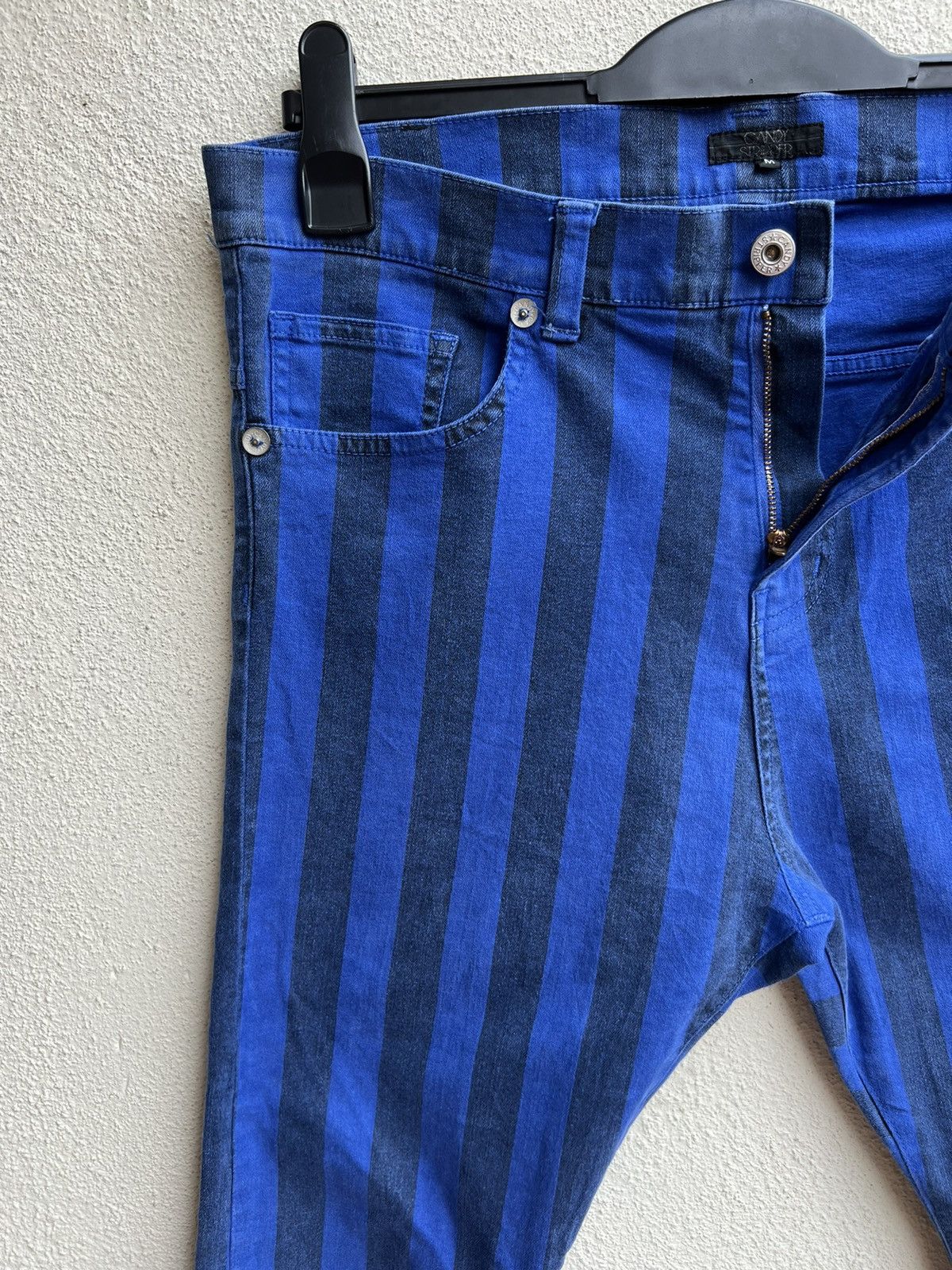 Vintage CANDY STRIPPER Japan Fade Border Striped Pant Size US 31 - 8 Thumbnail