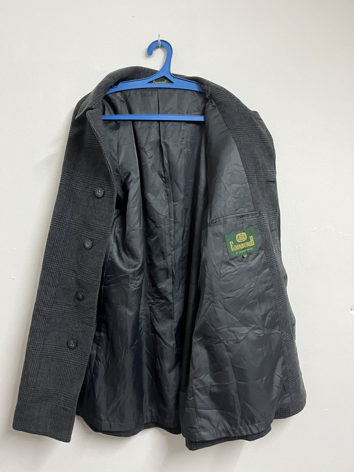 Woolrich Woolen Mills 💥Vintage Premium Wool EDINBURGH Cambridge Members Plaid Size US XL / EU 56 / 4 - 11 Thumbnail
