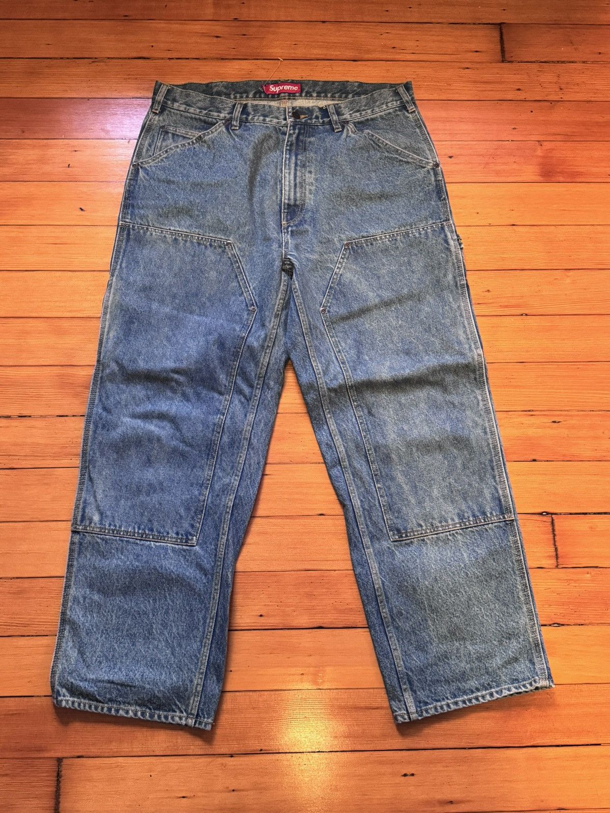 Supreme Supreme H.R. Giger Double Knee Jean Size 36 | Grailed