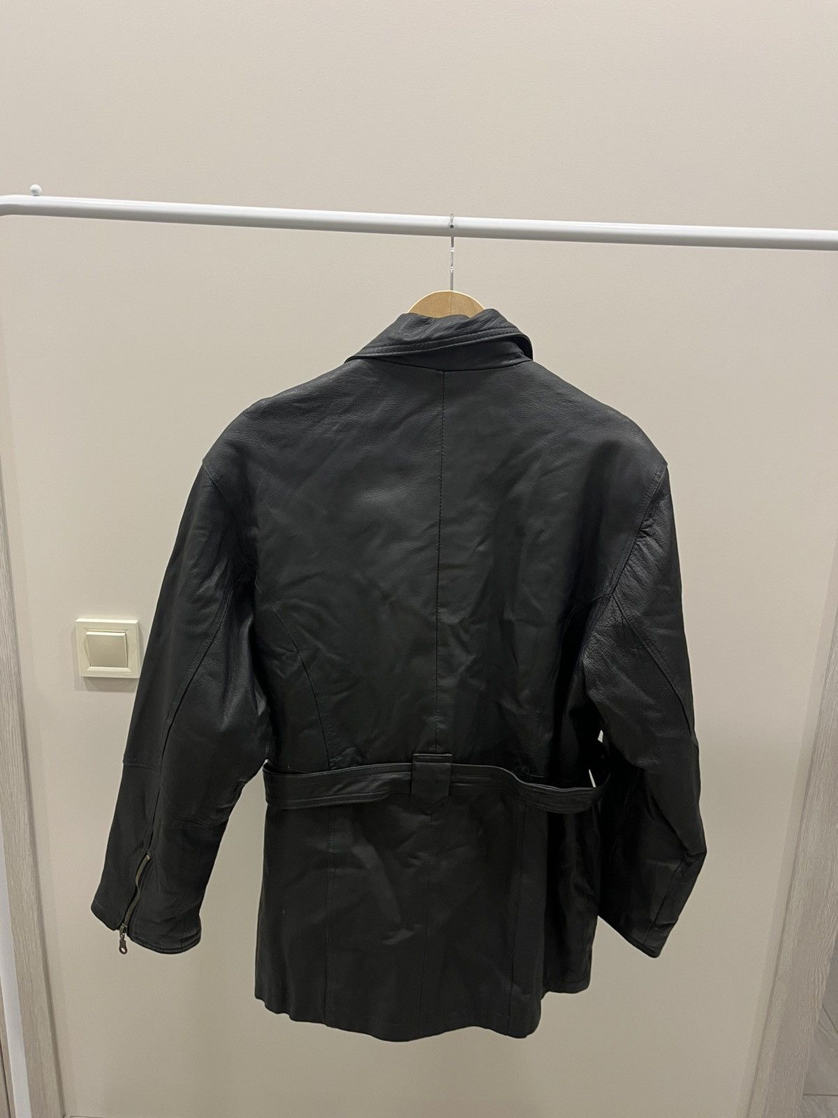 Leather Vintage Milan Leather bomber jacket Size XL / US 12-14 / IT 48-50 - 7 Thumbnail