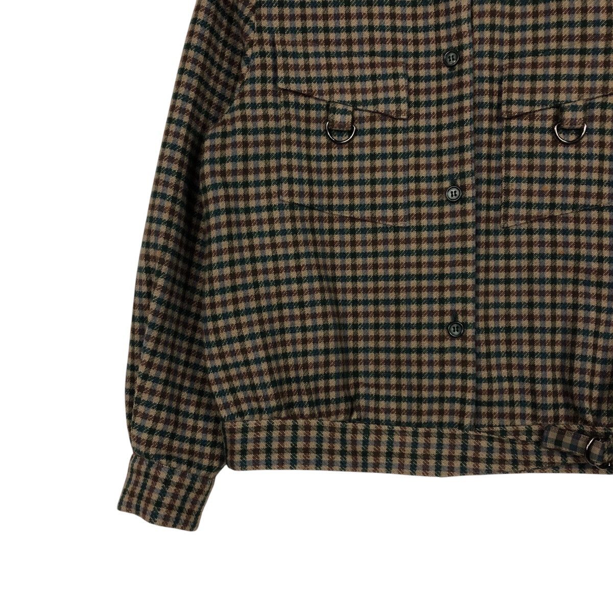 Japanese Brand 📌Vintage Bomber Jacket Parienne Tartan Check Issey Miyake Size US M / EU 48-50 / 2 - 5 Thumbnail