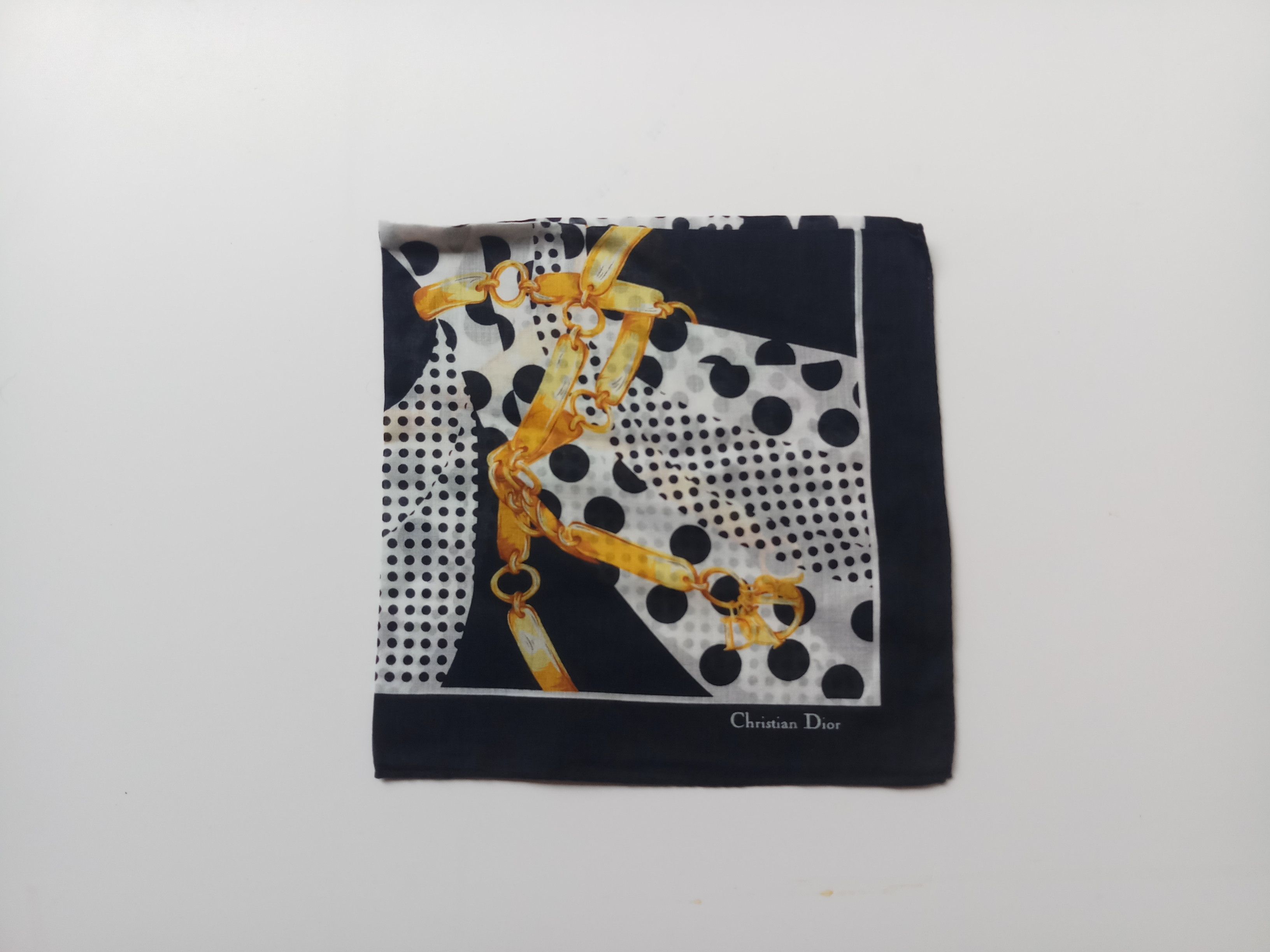 Christian Dior Monsieur VTG Christian Dior handkerchief Bandana Size ONE SIZE - 1 Thumbnail