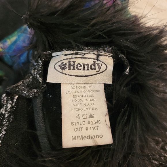 Other Hendy Vintage Black Feather Neckline Silver Camisole 90s - M Size M / US 6-8 / IT 42-44 - 8 Thumbnail
