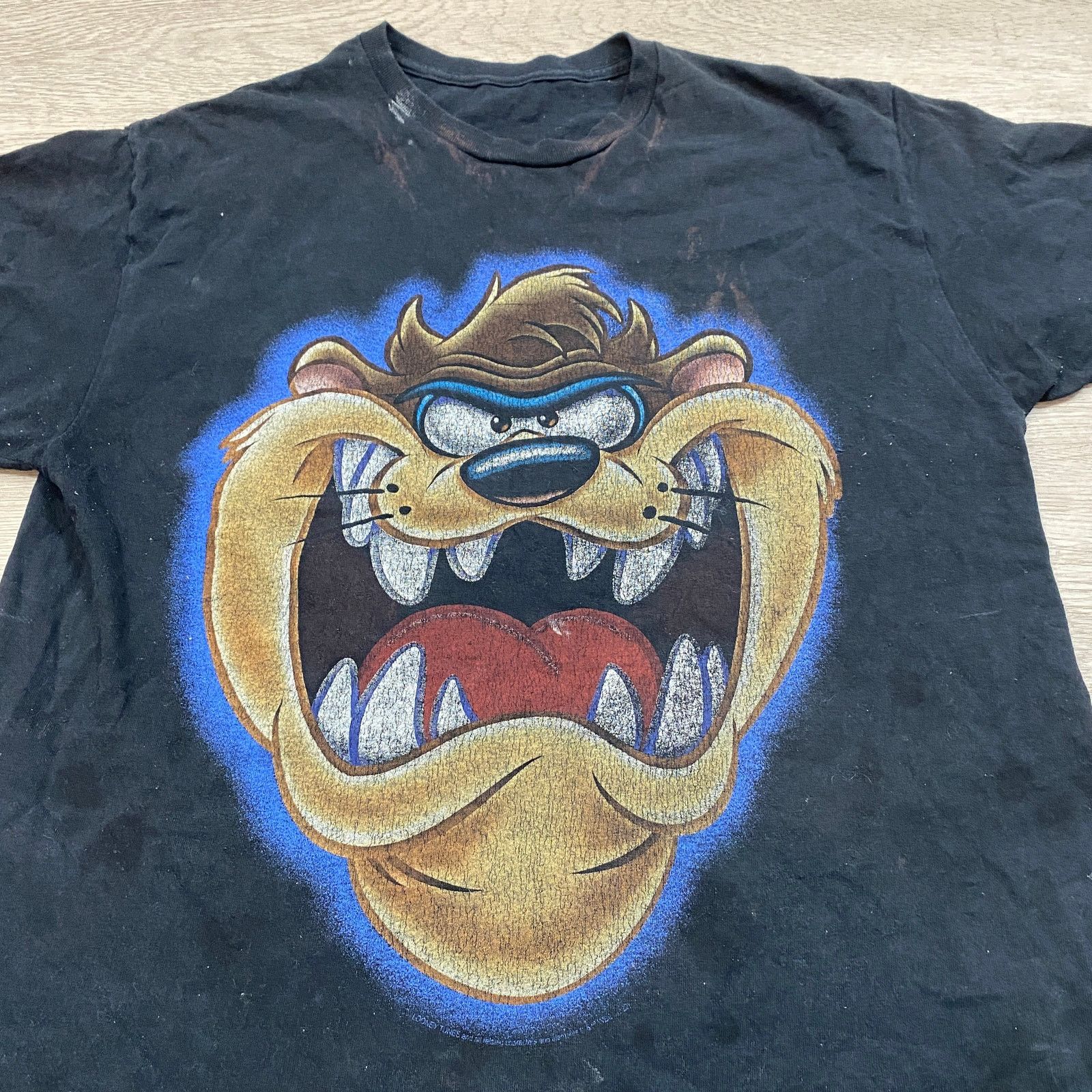 Warner Bros Tasmanian Devil Looney Tunes WB T Shirt Men's L Grunge Y2K Size US L / EU 52-54 / 3 - 2 Thumbnail