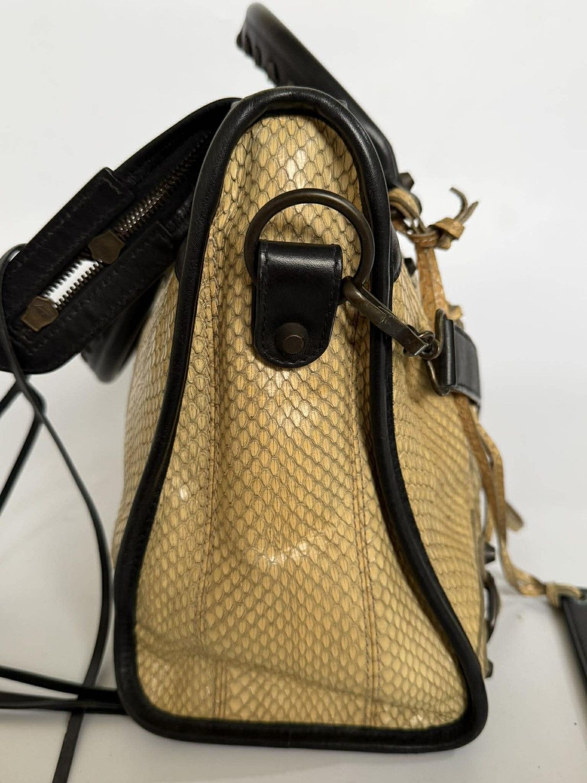Balenciaga 2000’s Balenciaga Python Skin Classic City Medium Size ONE SIZE - 4 Thumbnail