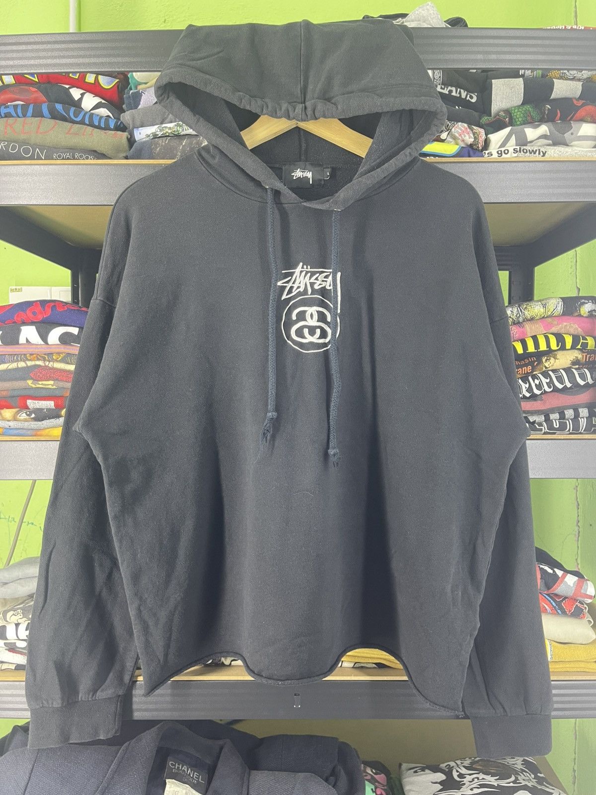 Stussy Vintage Stussy Logo Embroidered Hoodie Size US L / EU 52-54 / 3 - 2 Thumbnail